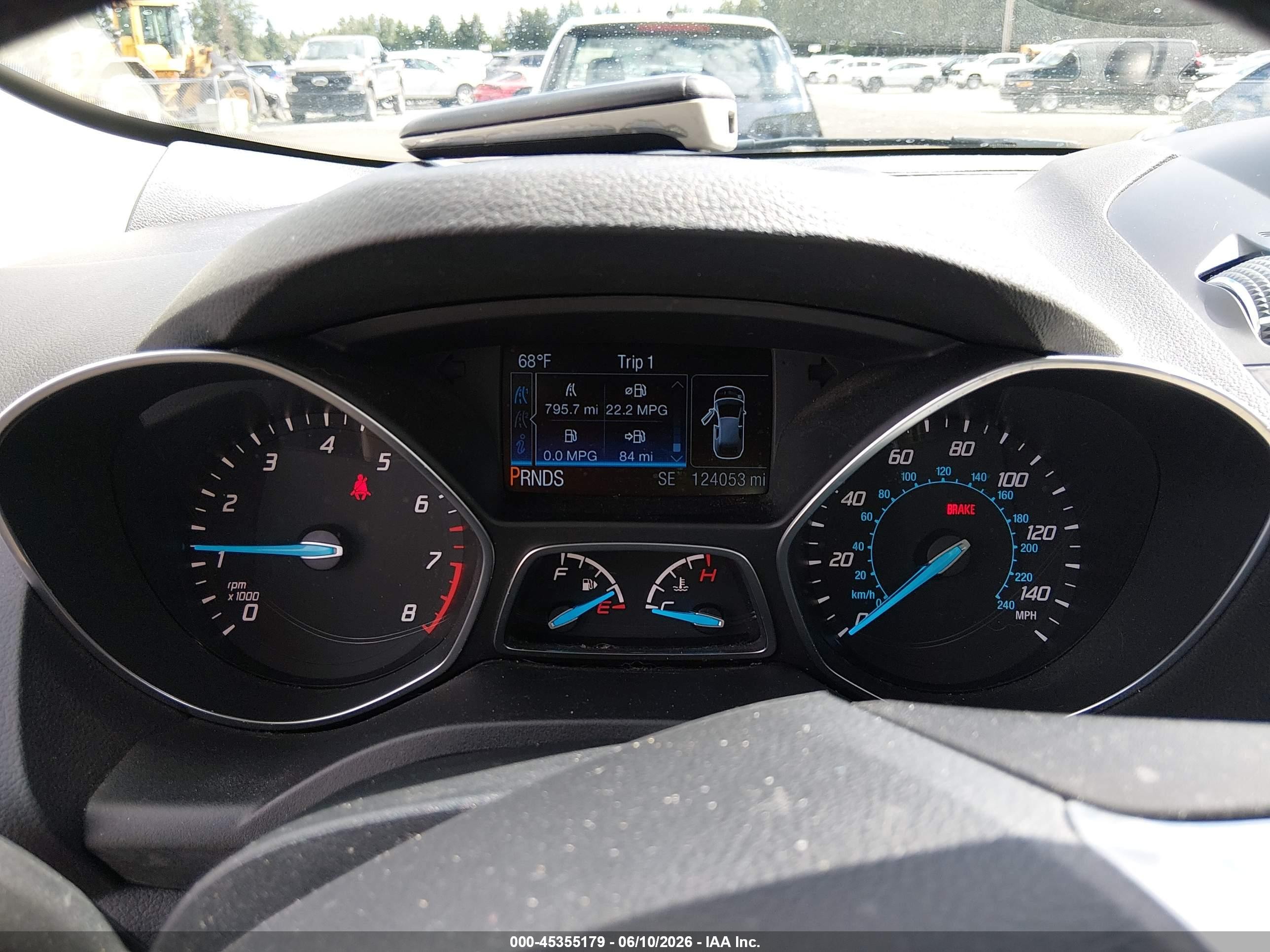 2015 Ford Escape Titanium White vin: 1FMCU9J91FUC64506