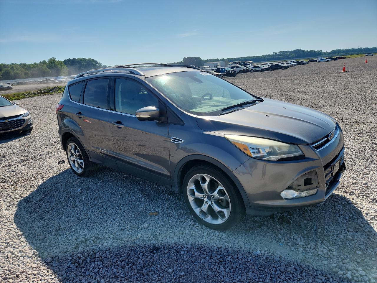 2013 Ford Escape Titanium Gray vin: 1FMCU9J92DUB21075