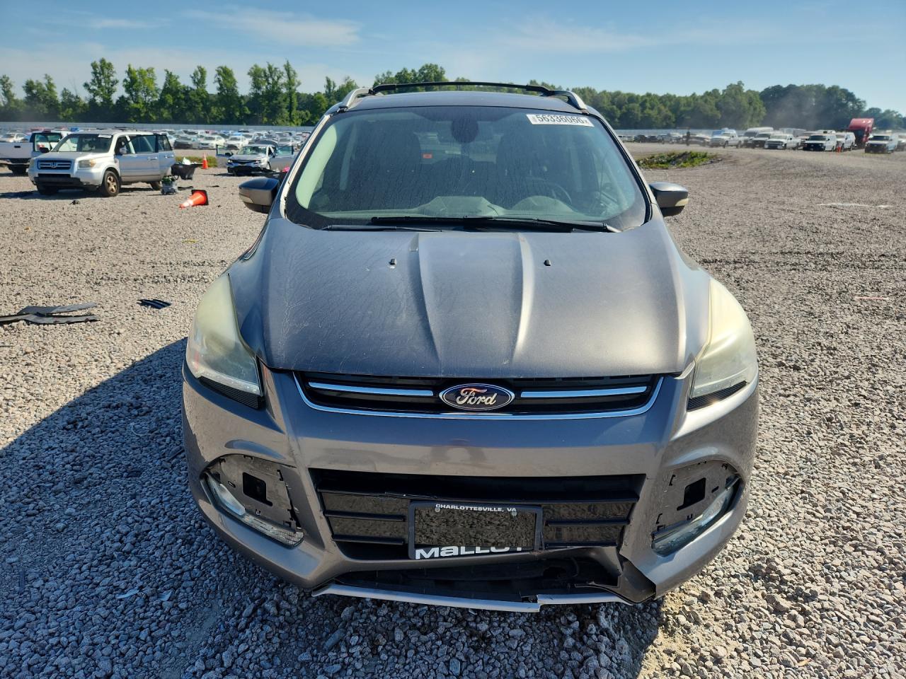 2013 Ford Escape Titanium Gray vin: 1FMCU9J92DUB21075