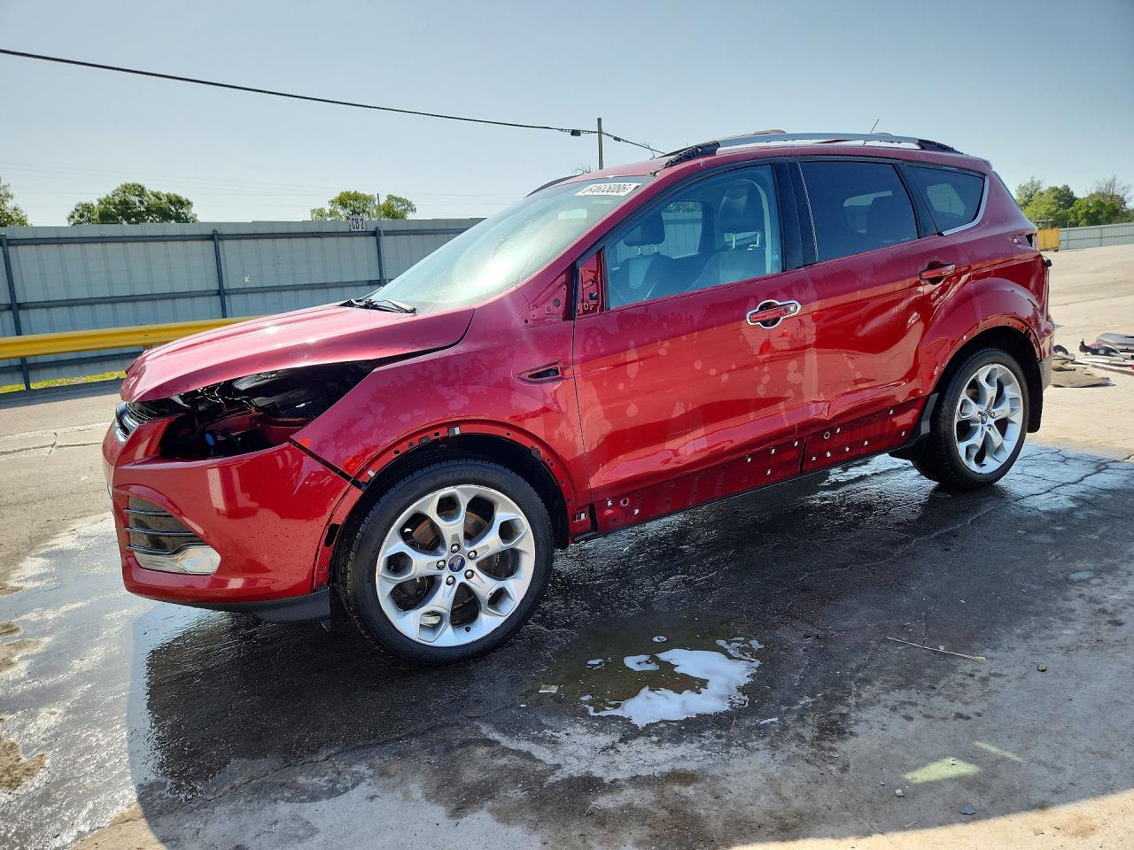 2013 Ford Escape Titanium Коричневый vin: 1FMCU9J92DUB42587