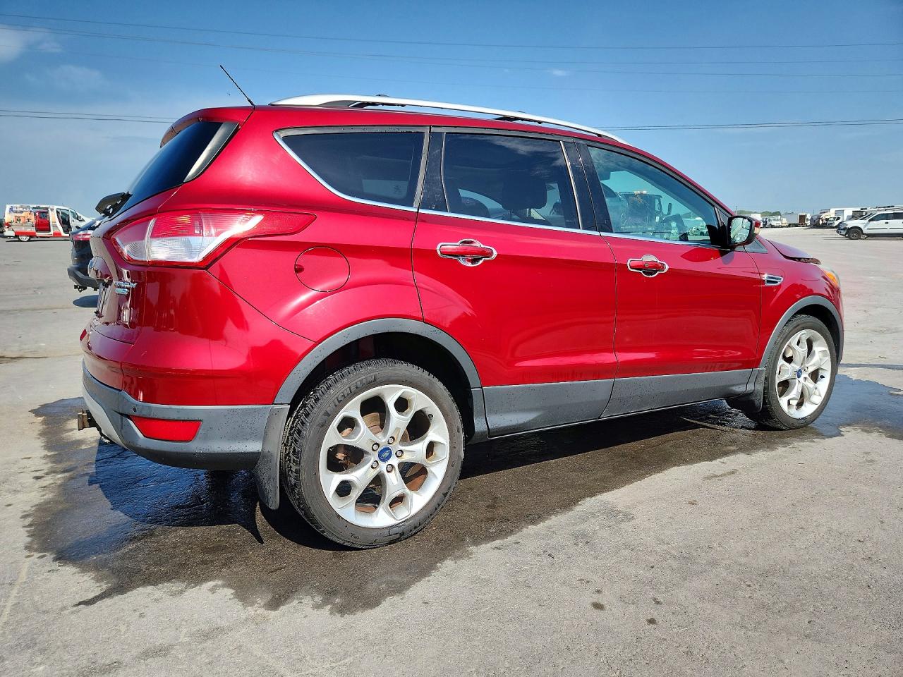 2013 Ford Escape Titanium Коричневый vin: 1FMCU9J92DUB42587