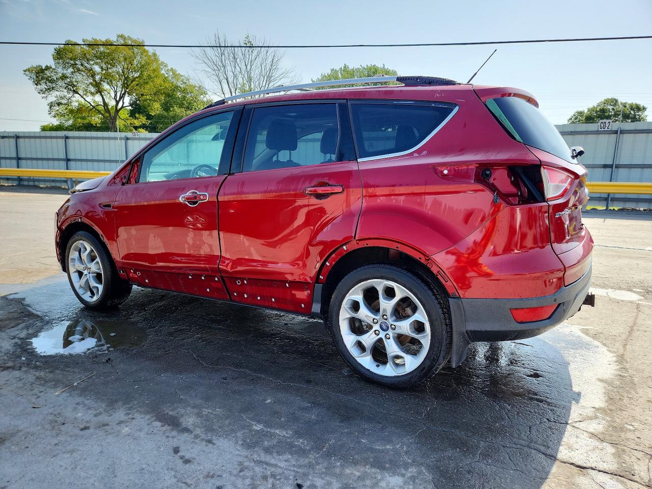 2013 Ford Escape Titanium Коричневый vin: 1FMCU9J92DUB42587