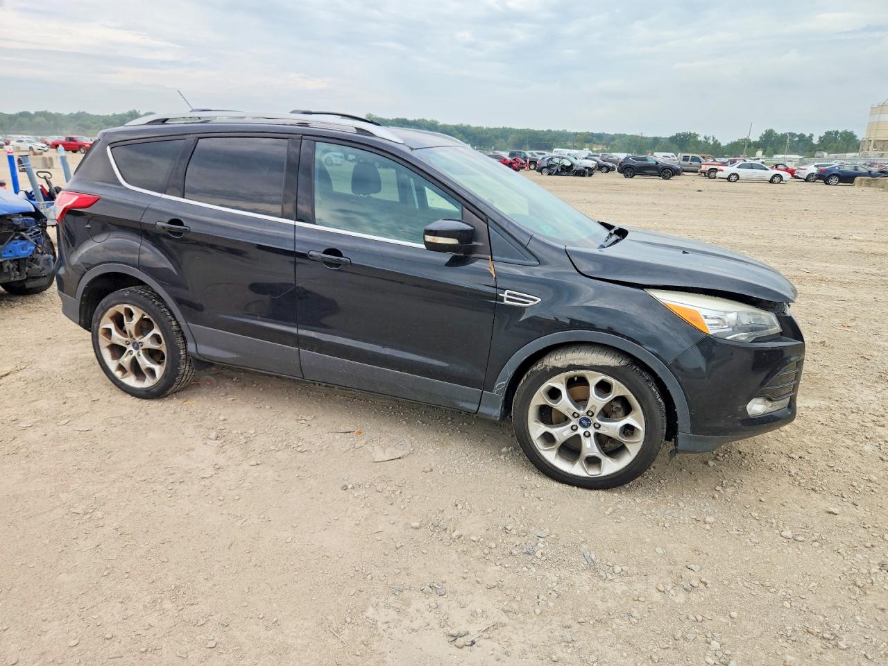 2013 Ford Escape Titanium Black vin: 1FMCU9J92DUD30073