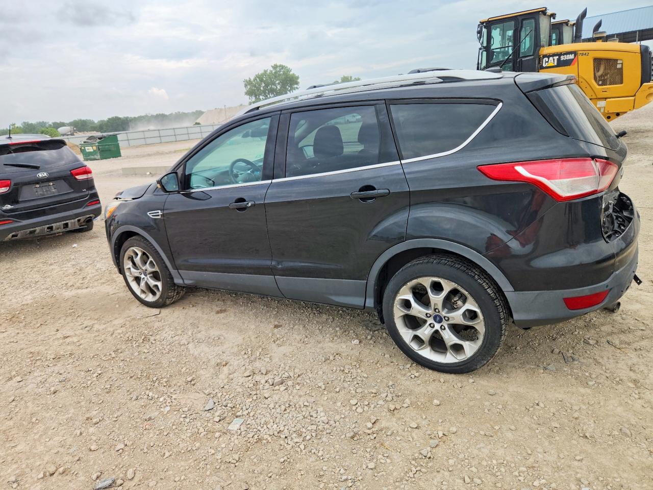 2013 Ford Escape Titanium Black vin: 1FMCU9J92DUD30073