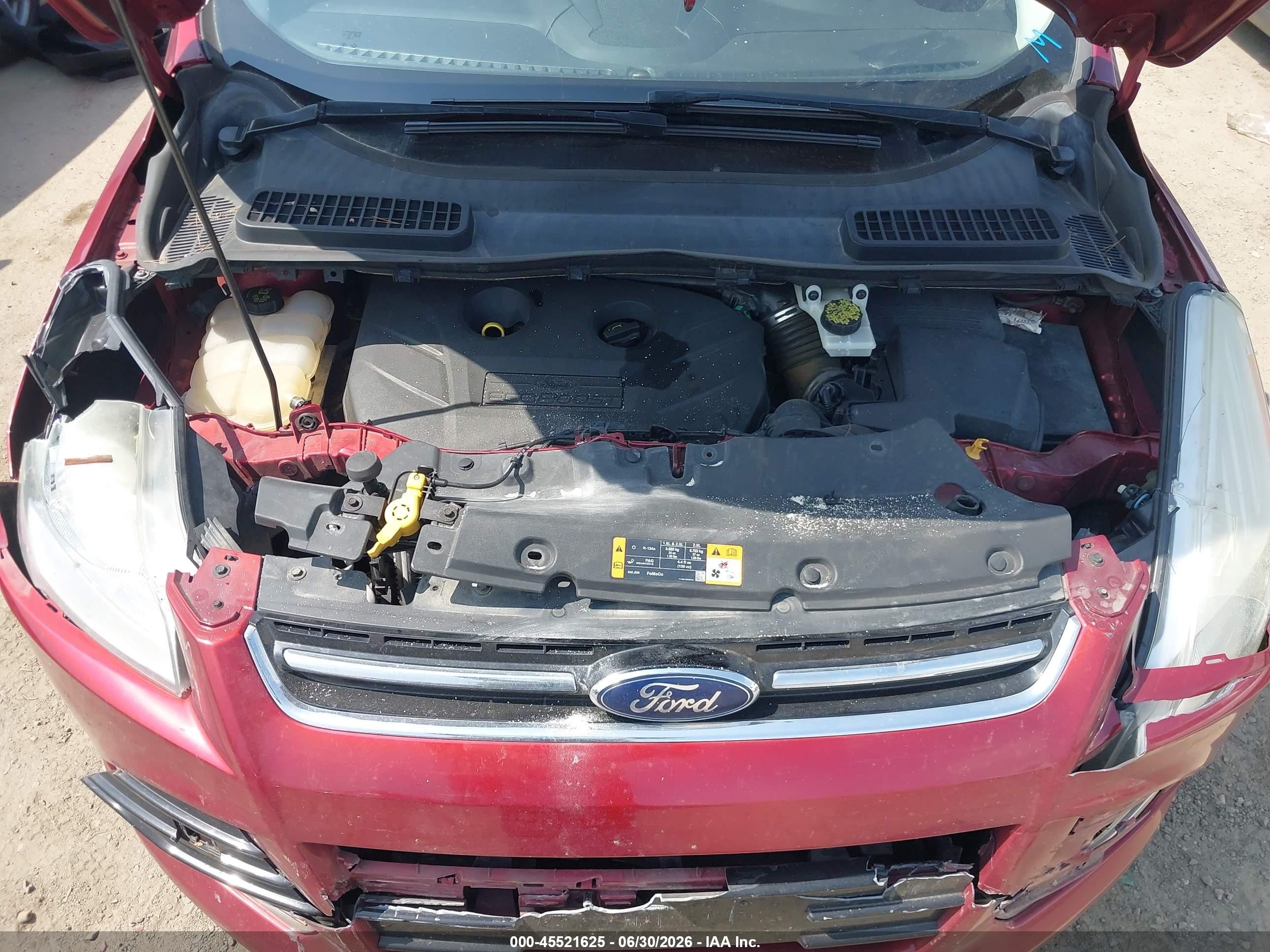 2014 Ford Escape Titanium Burgundy vin: 1FMCU9J92EUA31846