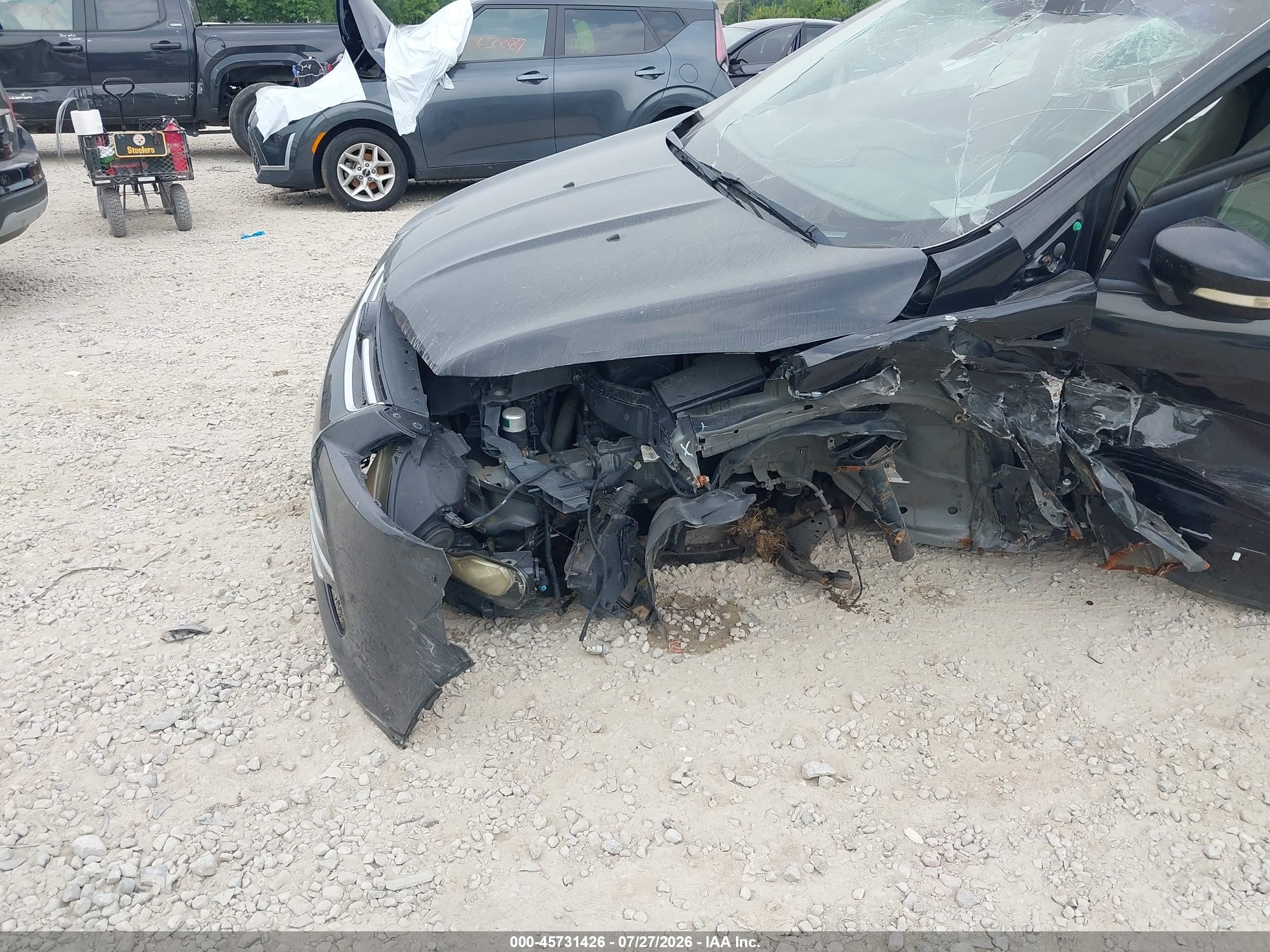 2014 Ford Escape Titanium Черный vin: 1FMCU9J92EUB59102