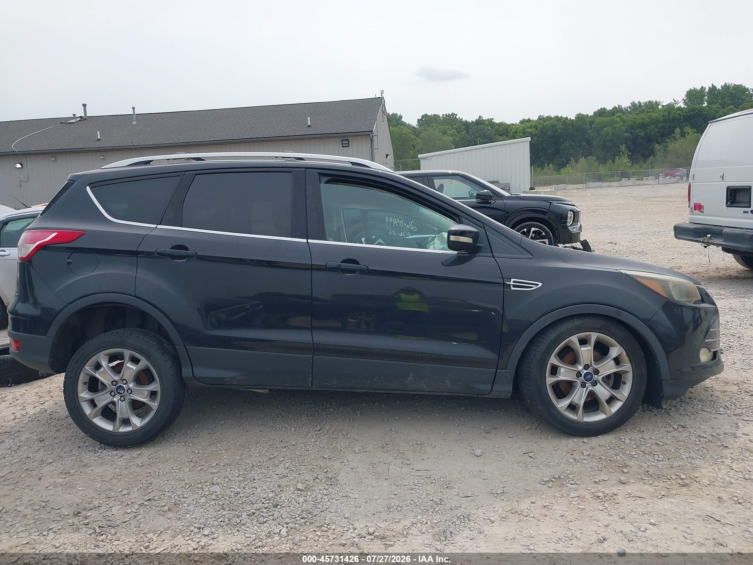 2014 Ford Escape Titanium Черный vin: 1FMCU9J92EUB59102