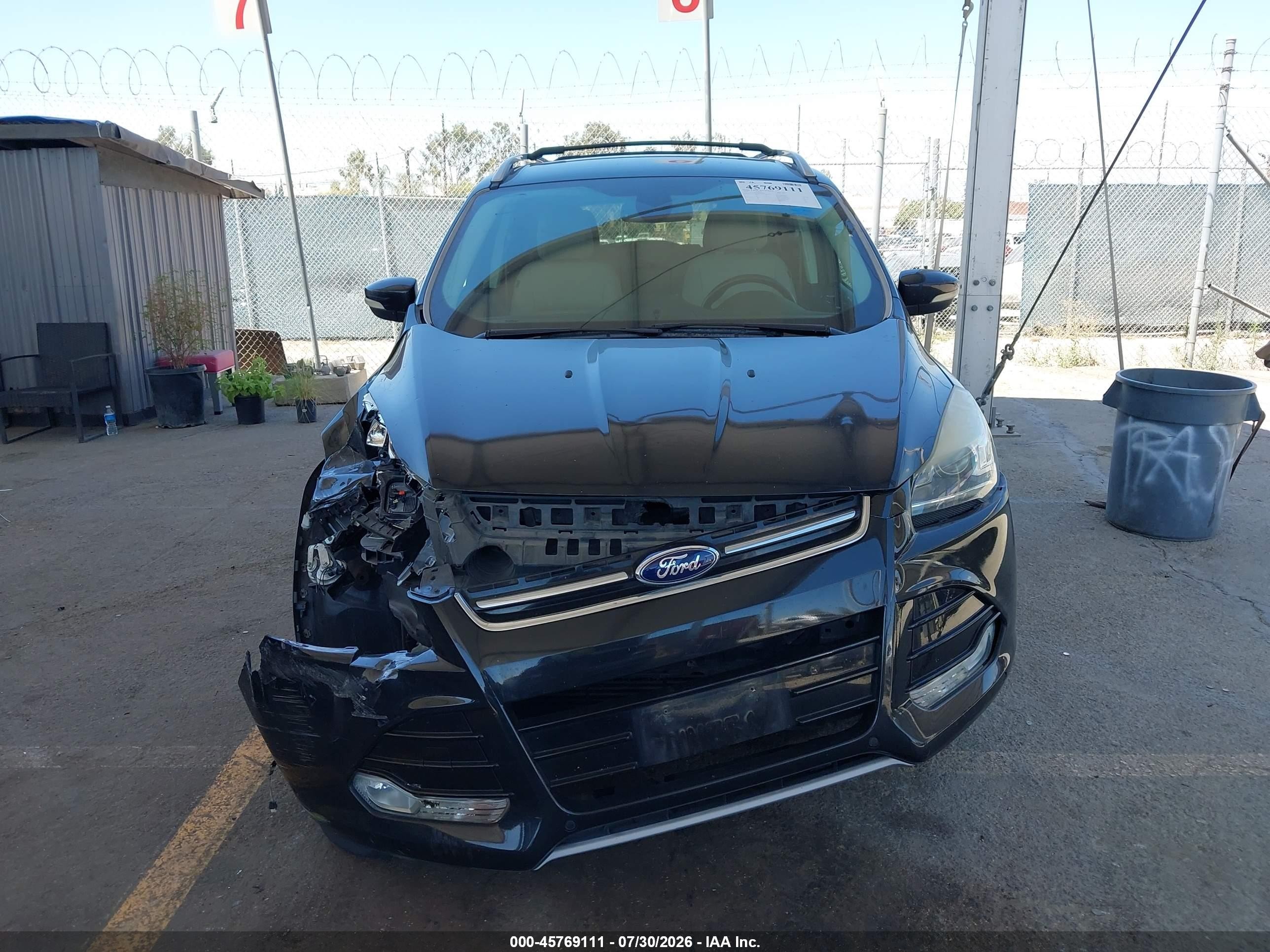2014 Ford Escape Titanium Black vin: 1FMCU9J92EUB64493