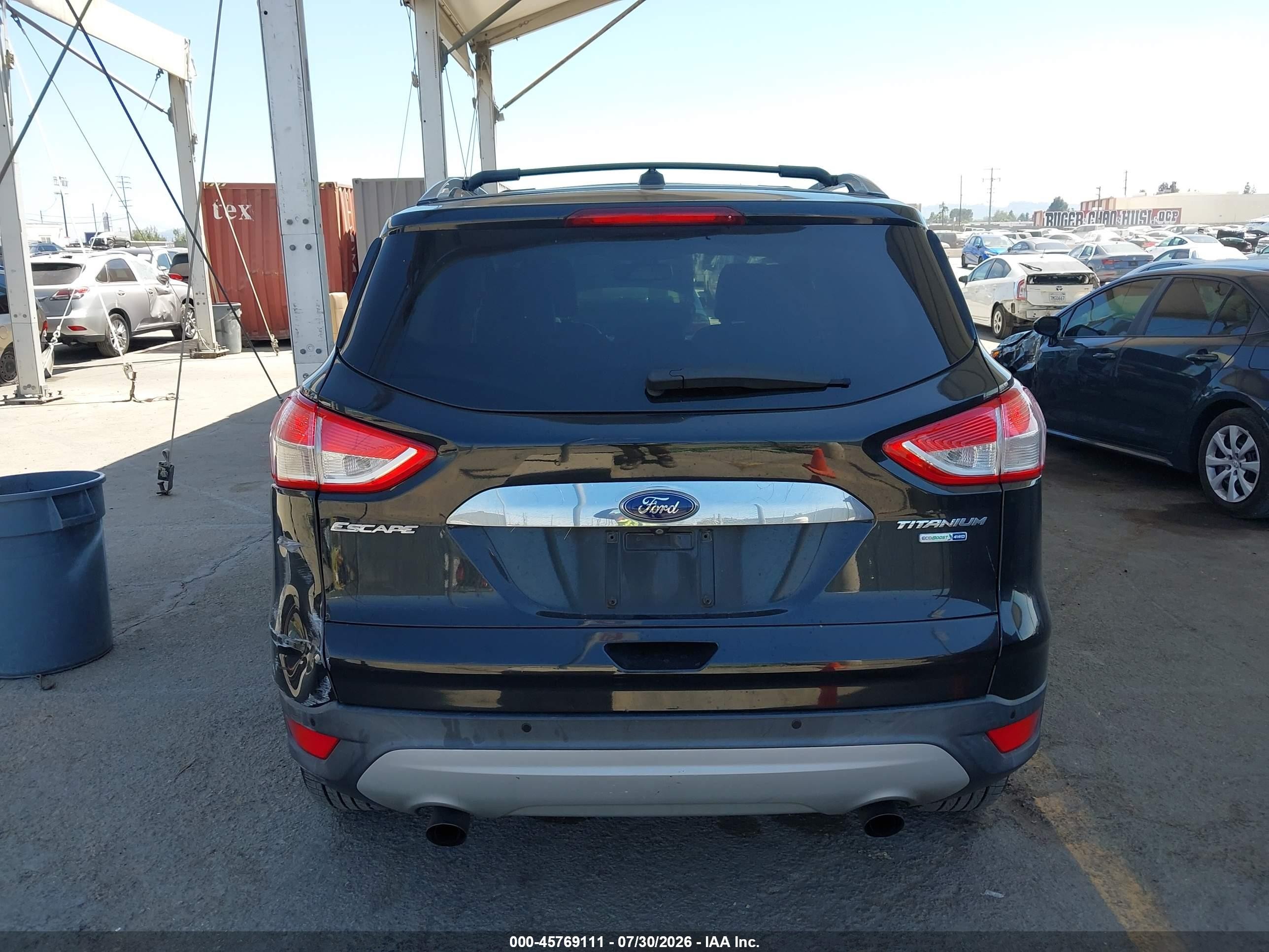2014 Ford Escape Titanium Black vin: 1FMCU9J92EUB64493