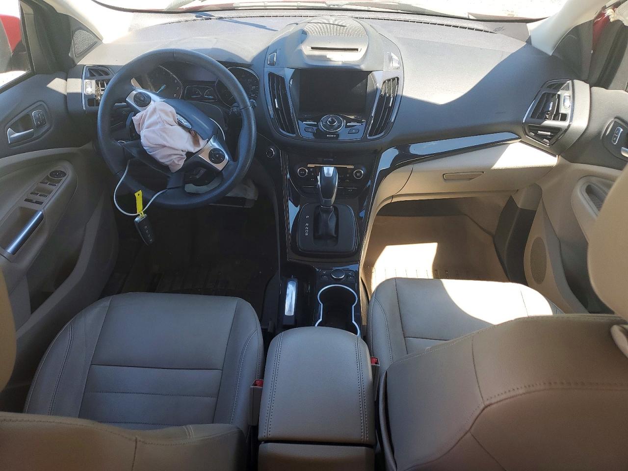 2014 Ford Escape Titanium Red vin: 1FMCU9J92EUB99762
