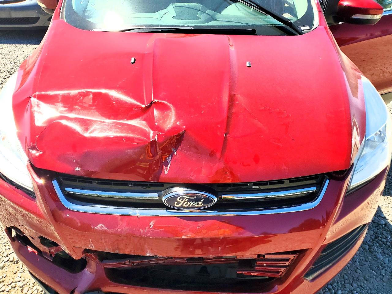 2014 Ford Escape Titanium Red vin: 1FMCU9J92EUB99762