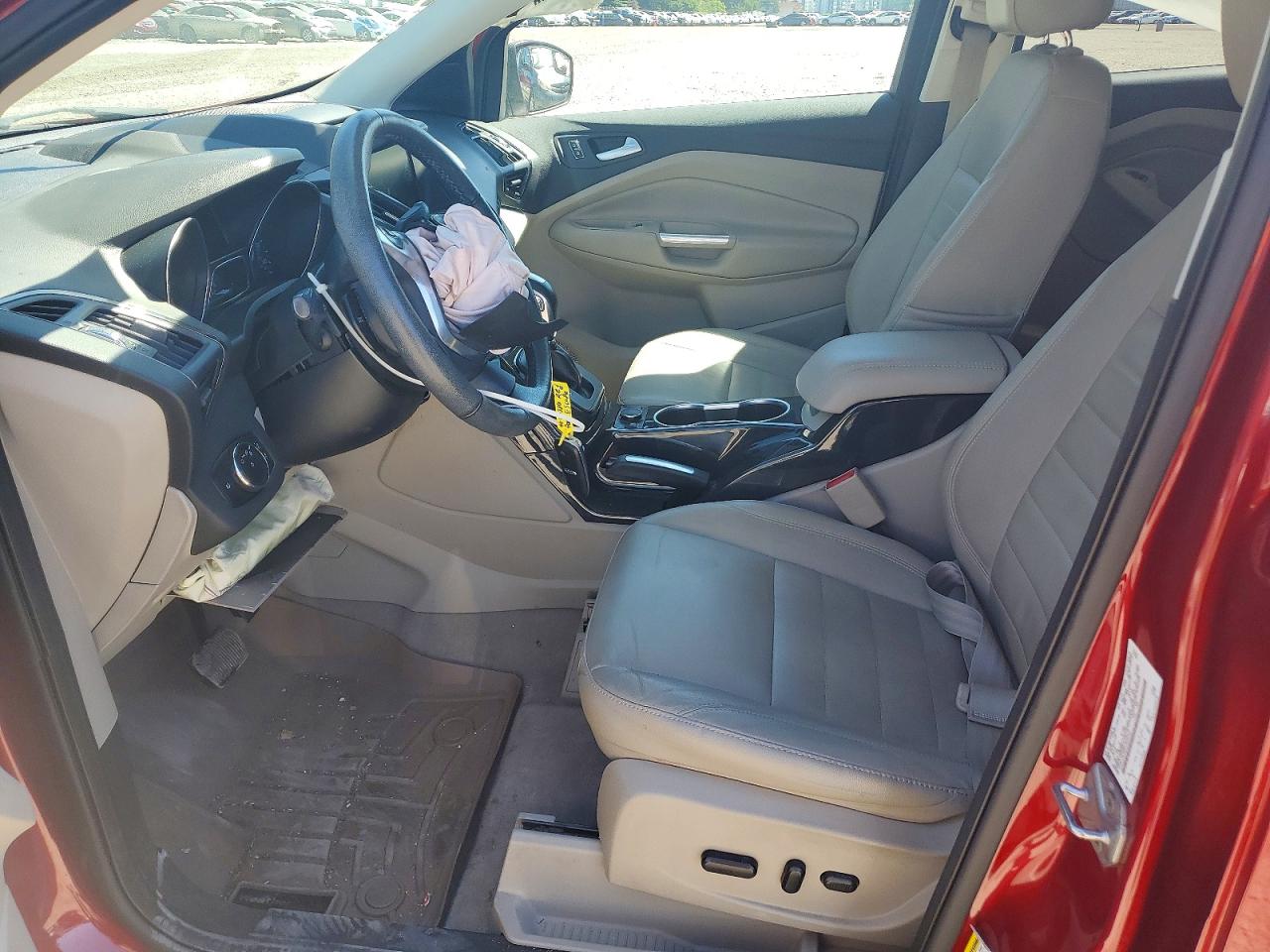 2014 Ford Escape Titanium Red vin: 1FMCU9J92EUB99762