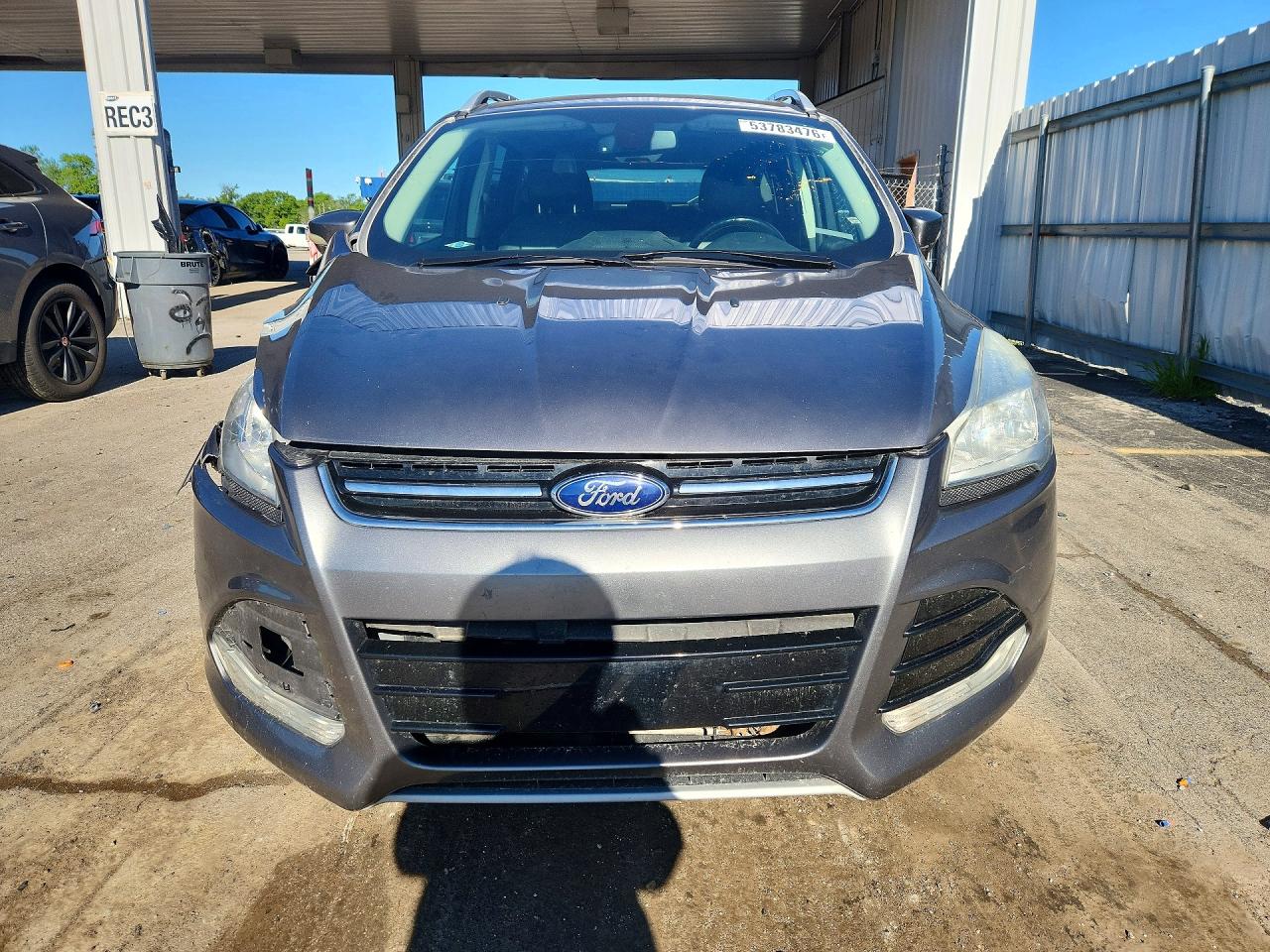 2014 Ford Escape Titanium Gray vin: 1FMCU9J92EUC85783
