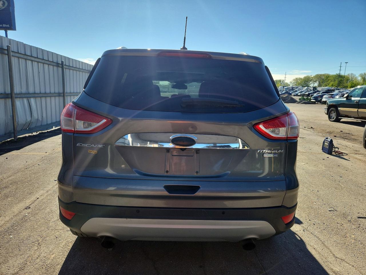 2014 Ford Escape Titanium Gray vin: 1FMCU9J92EUC85783