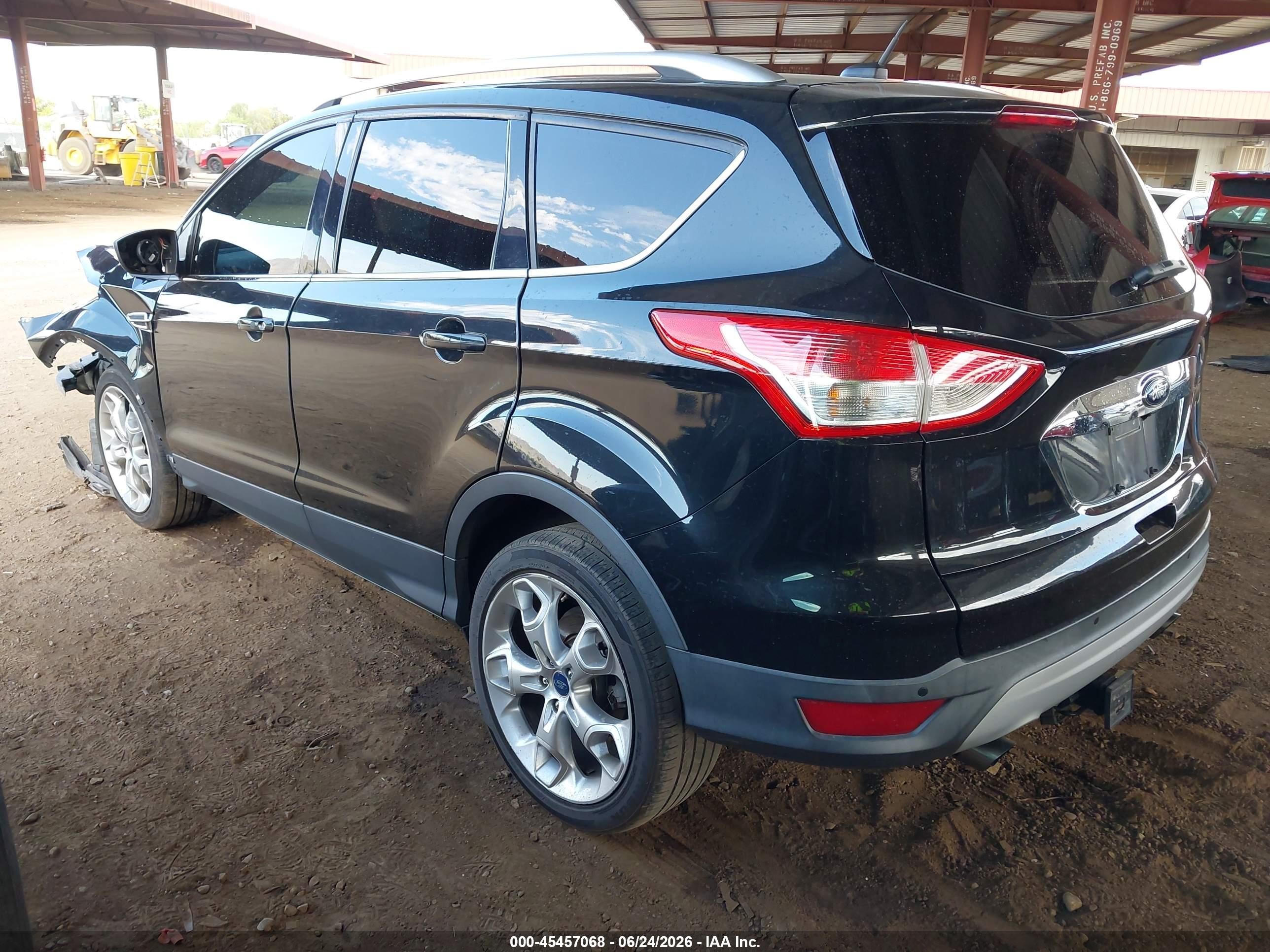 2014 Ford Escape Titanium Черный vin: 1FMCU9J92EUD12660