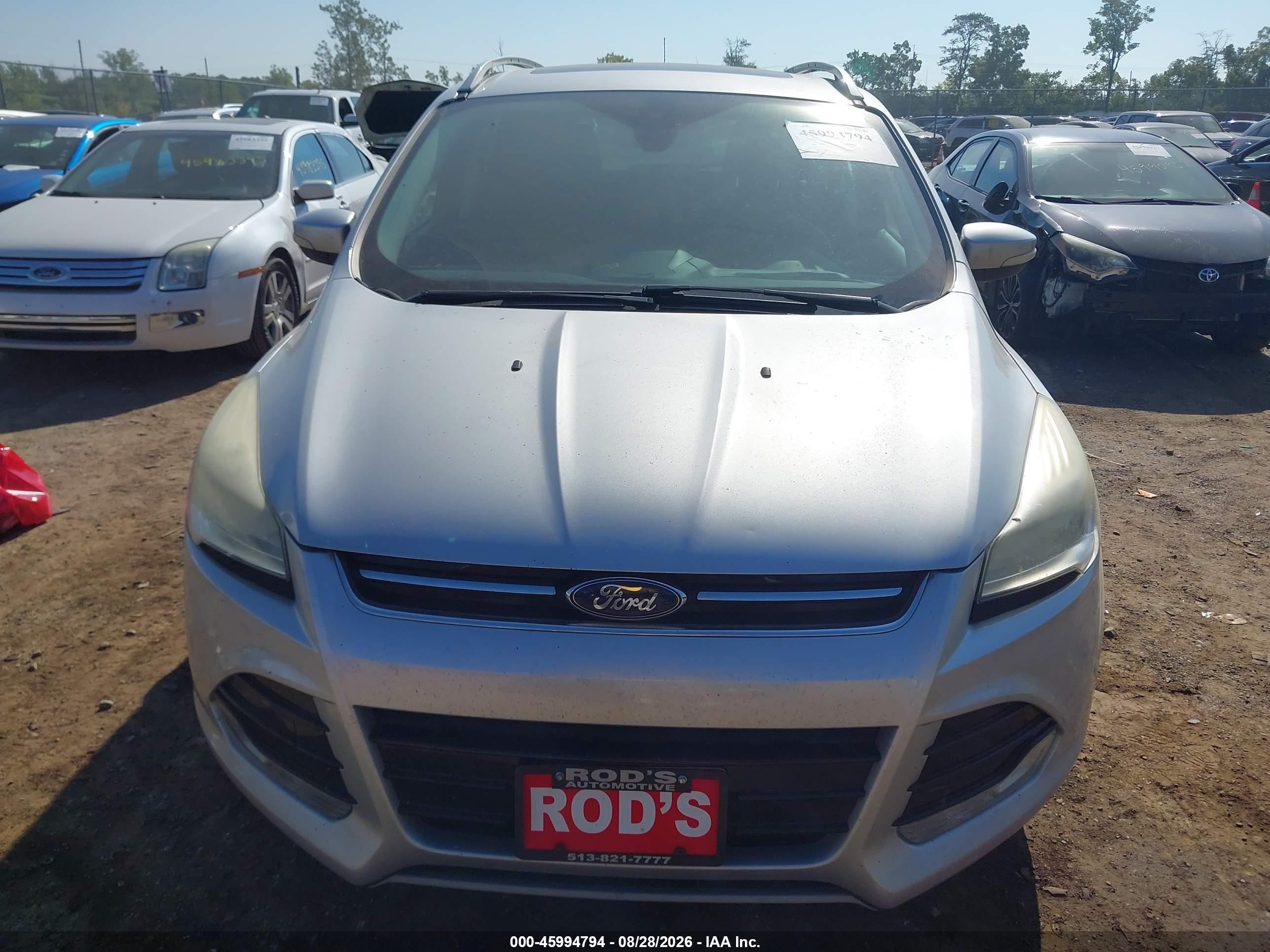 2014 Ford Escape Titanium Silver vin: 1FMCU9J92EUE37657
