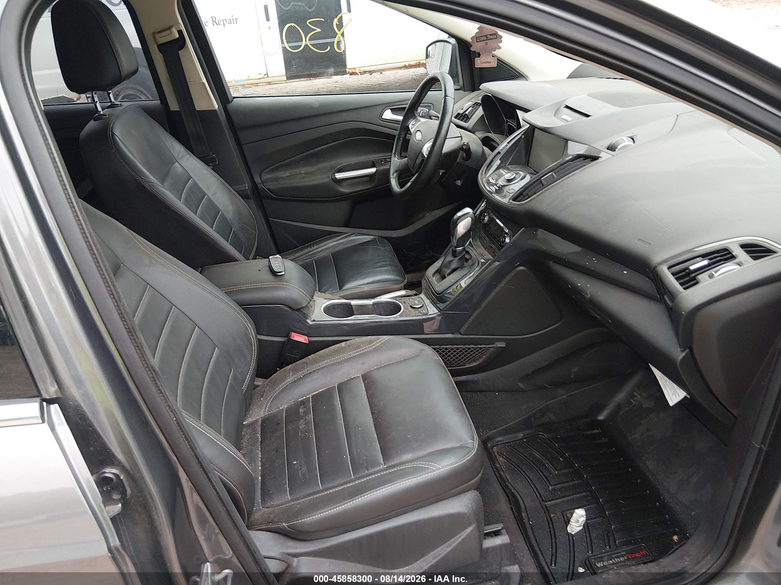 2014 Ford Escape Titanium Gray vin: 1FMCU9J92EUE40445