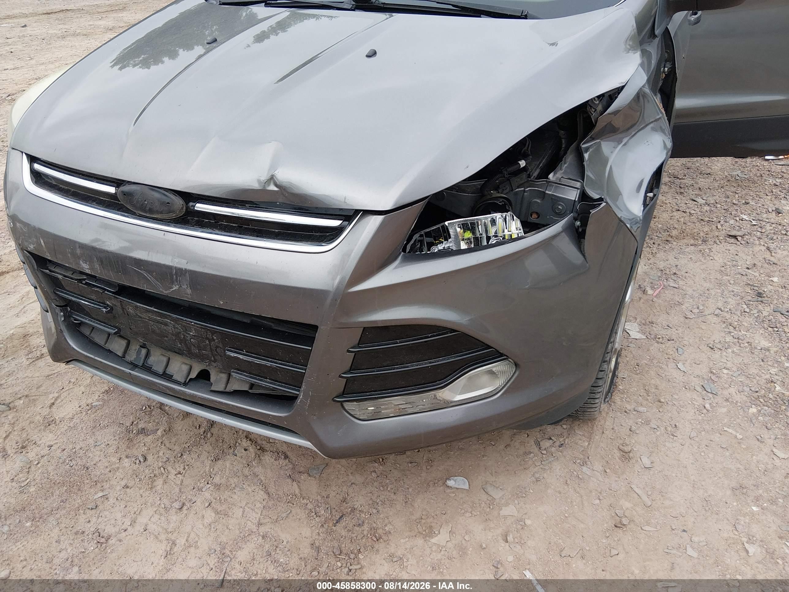 2014 Ford Escape Titanium Gray vin: 1FMCU9J92EUE40445