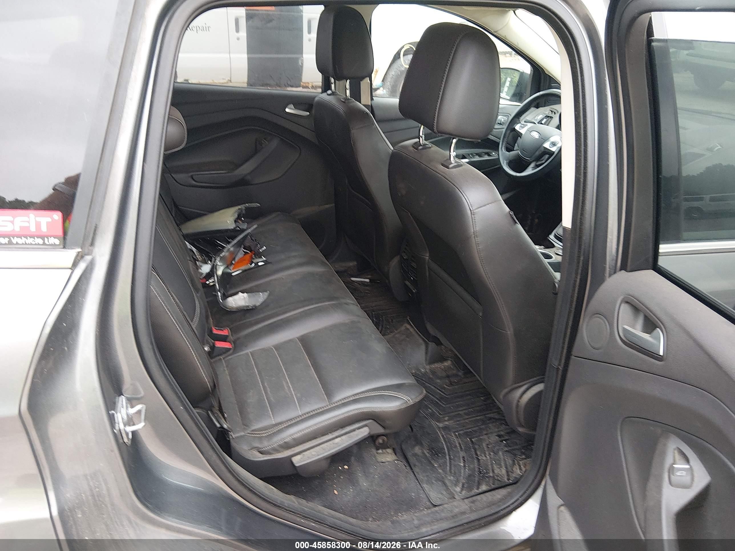 2014 Ford Escape Titanium Gray vin: 1FMCU9J92EUE40445