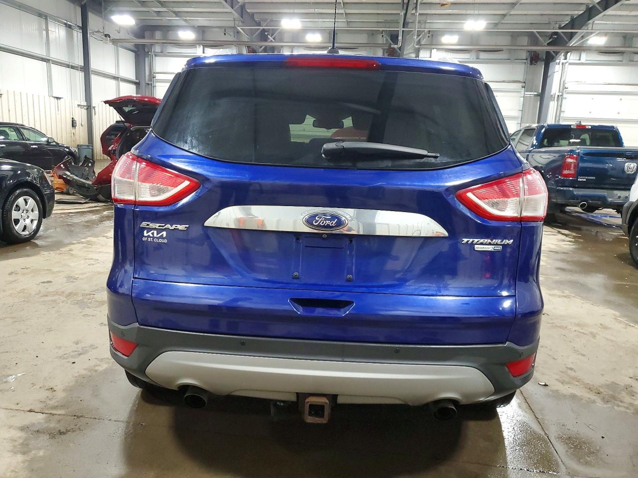 2015 Ford Escape Titanium Blue vin: 1FMCU9J92FUB11259