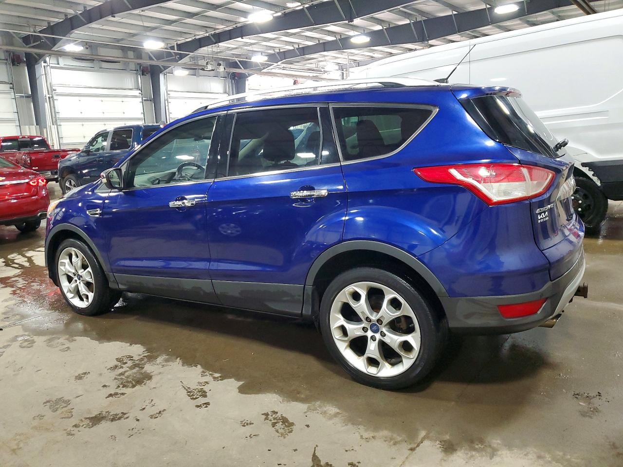 2015 Ford Escape Titanium Blue vin: 1FMCU9J92FUB11259