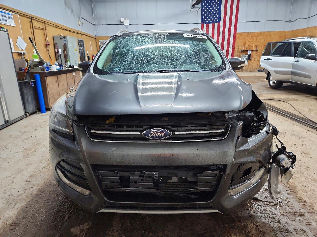 2015 Ford Escape Titanium Gray vin: 1FMCU9J92FUB12072