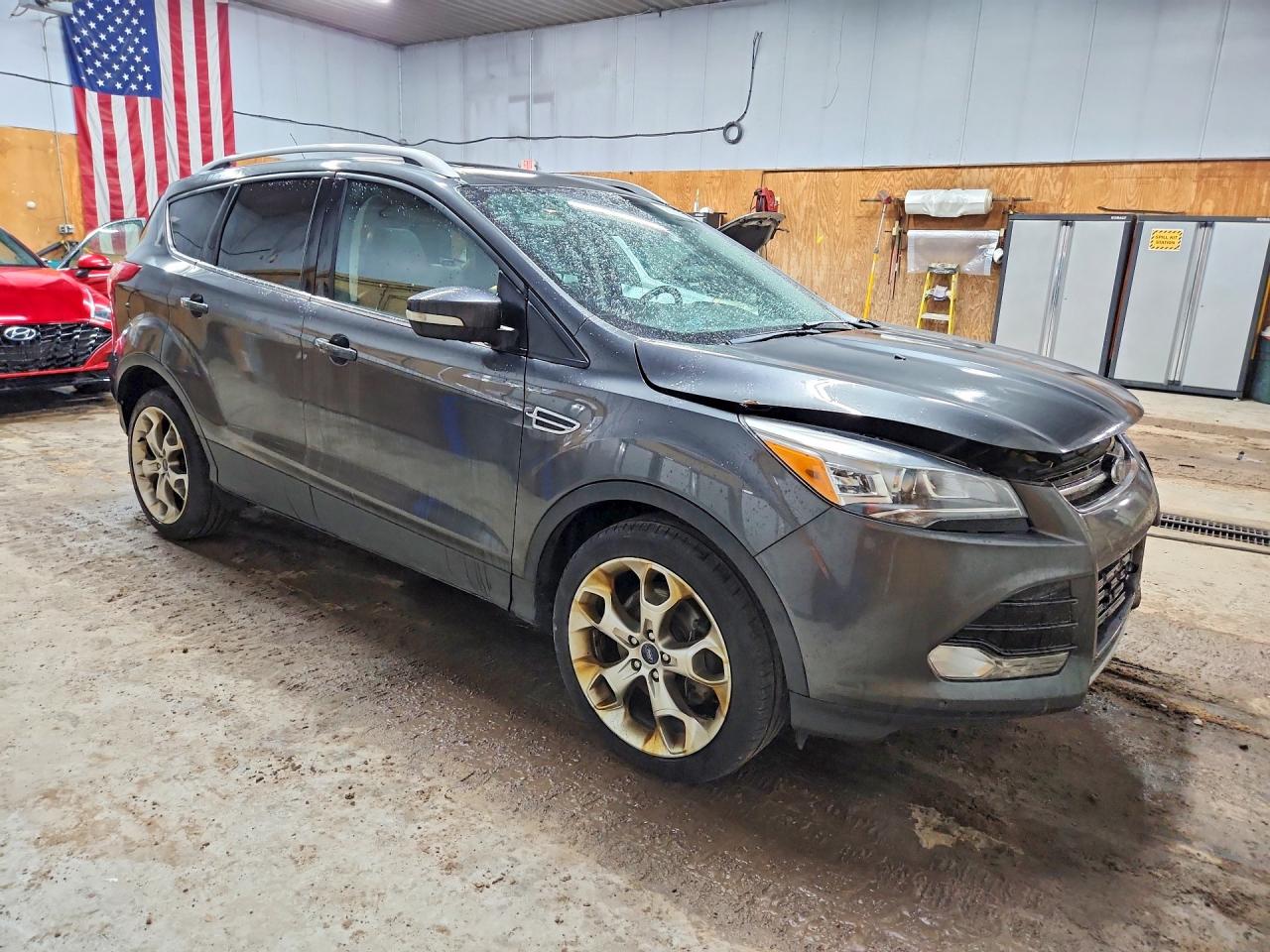 2015 Ford Escape Titanium Gray vin: 1FMCU9J92FUB12072