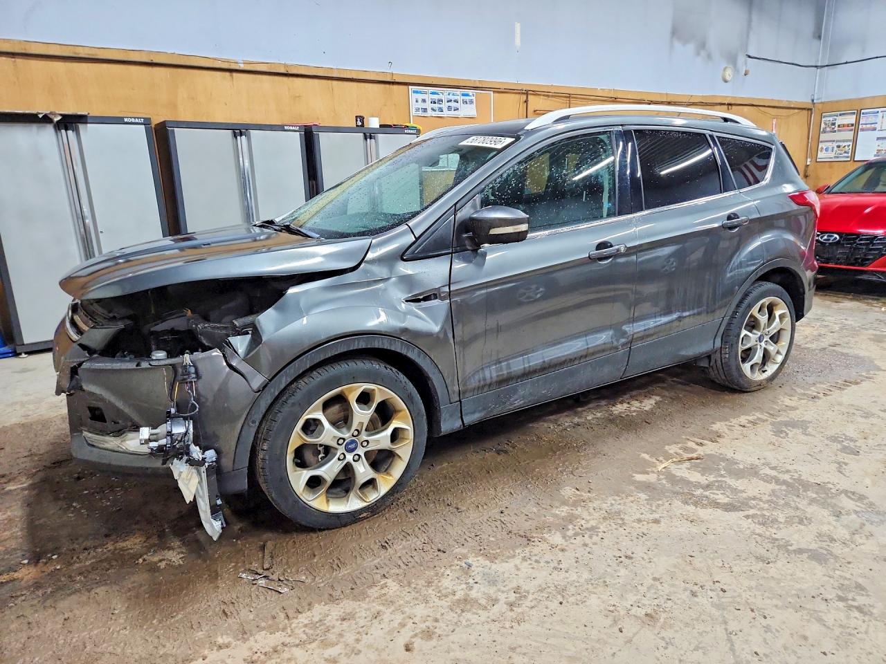2015 Ford Escape Titanium Gray vin: 1FMCU9J92FUB12072