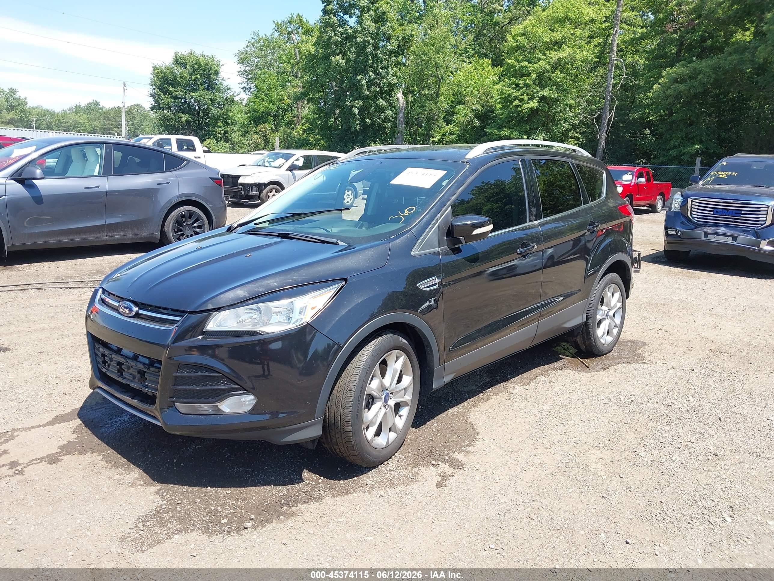 2015 Ford Escape Titanium Black vin: 1FMCU9J92FUB25422