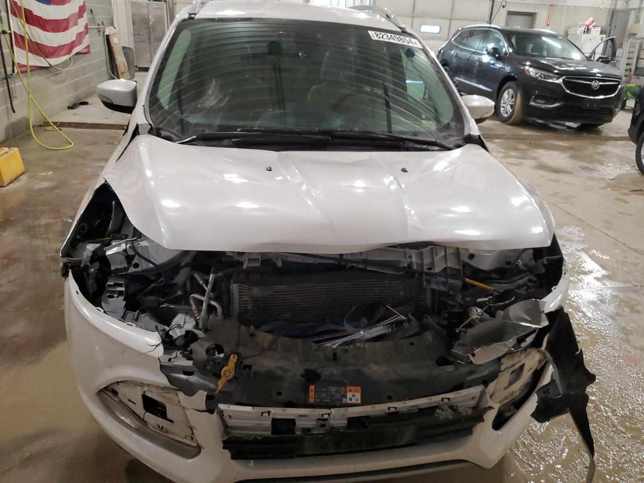 2015 Ford Escape Titanium Белый vin: 1FMCU9J92FUB48943