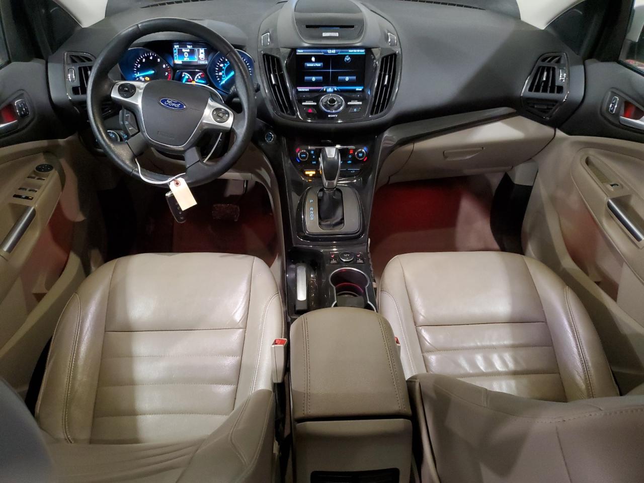 2015 Ford Escape Titanium Белый vin: 1FMCU9J92FUB48943