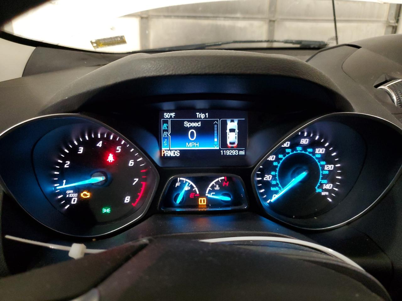 2015 Ford Escape Titanium Белый vin: 1FMCU9J92FUB48943