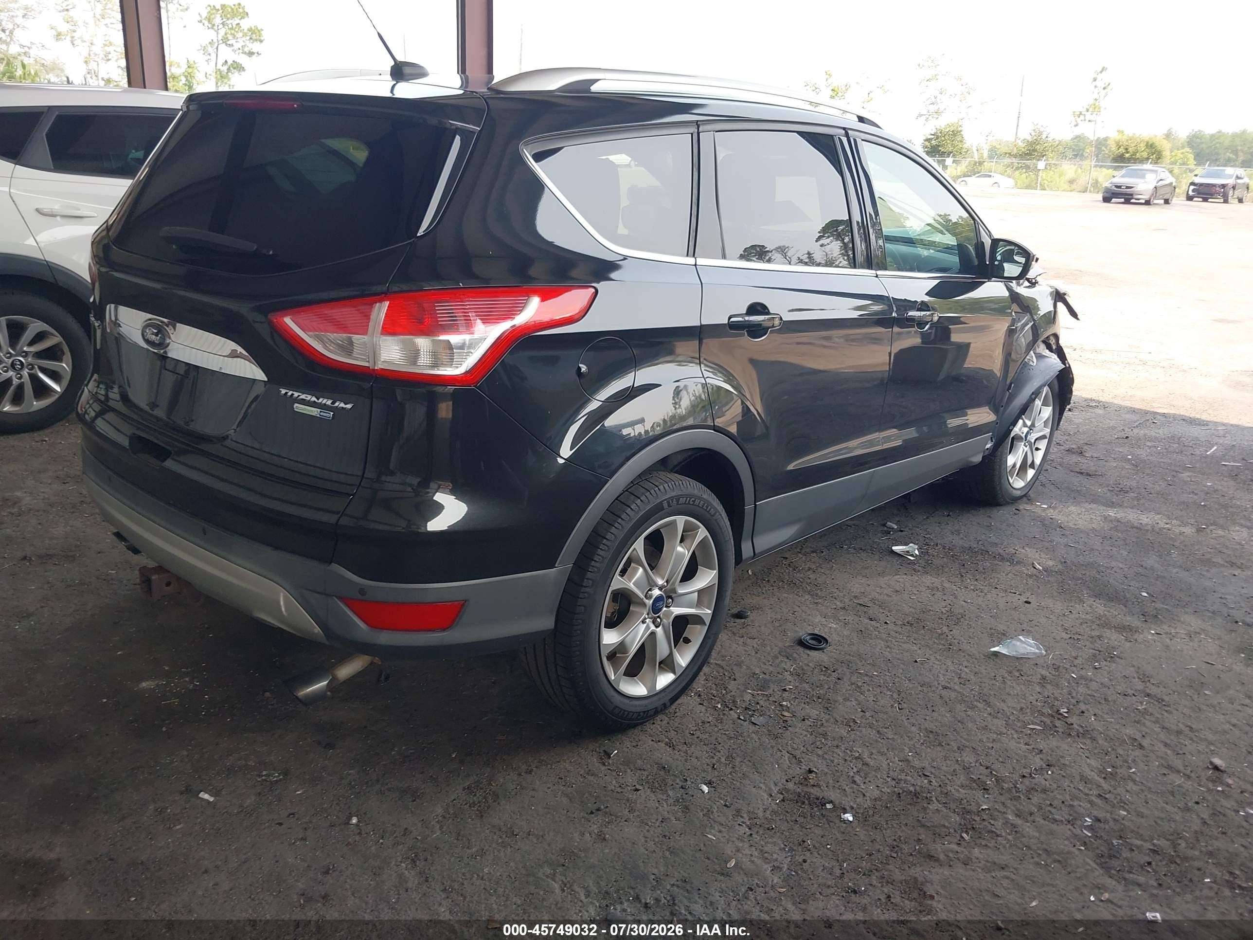 2015 Ford Escape Titanium Black vin: 1FMCU9J92FUB58338