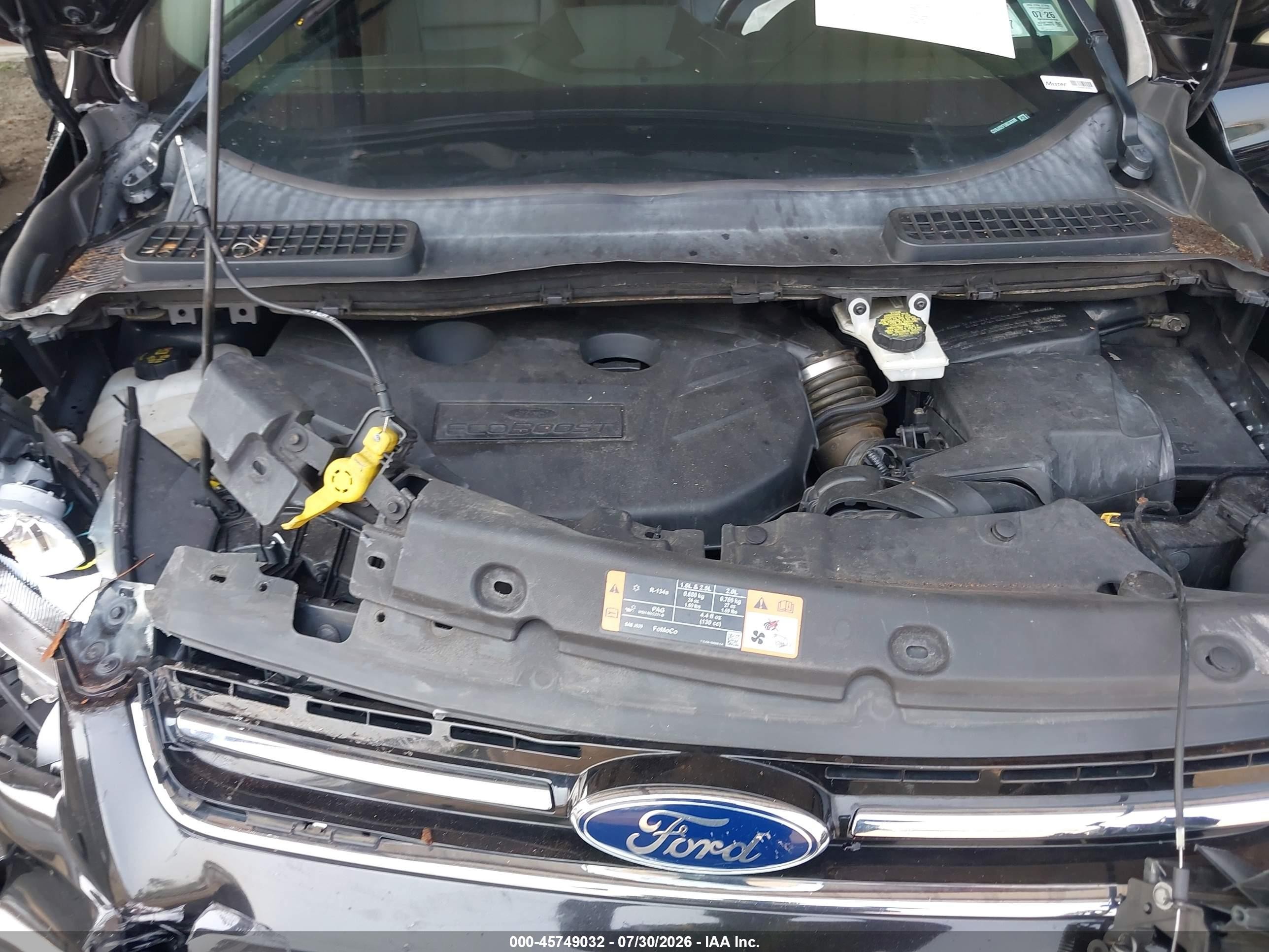 2015 Ford Escape Titanium Black vin: 1FMCU9J92FUB58338
