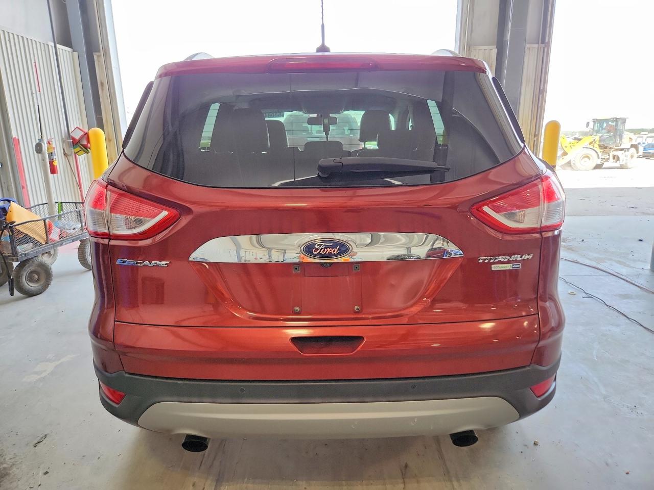 2015 Ford Escape Titanium Red vin: 1FMCU9J92FUB72255