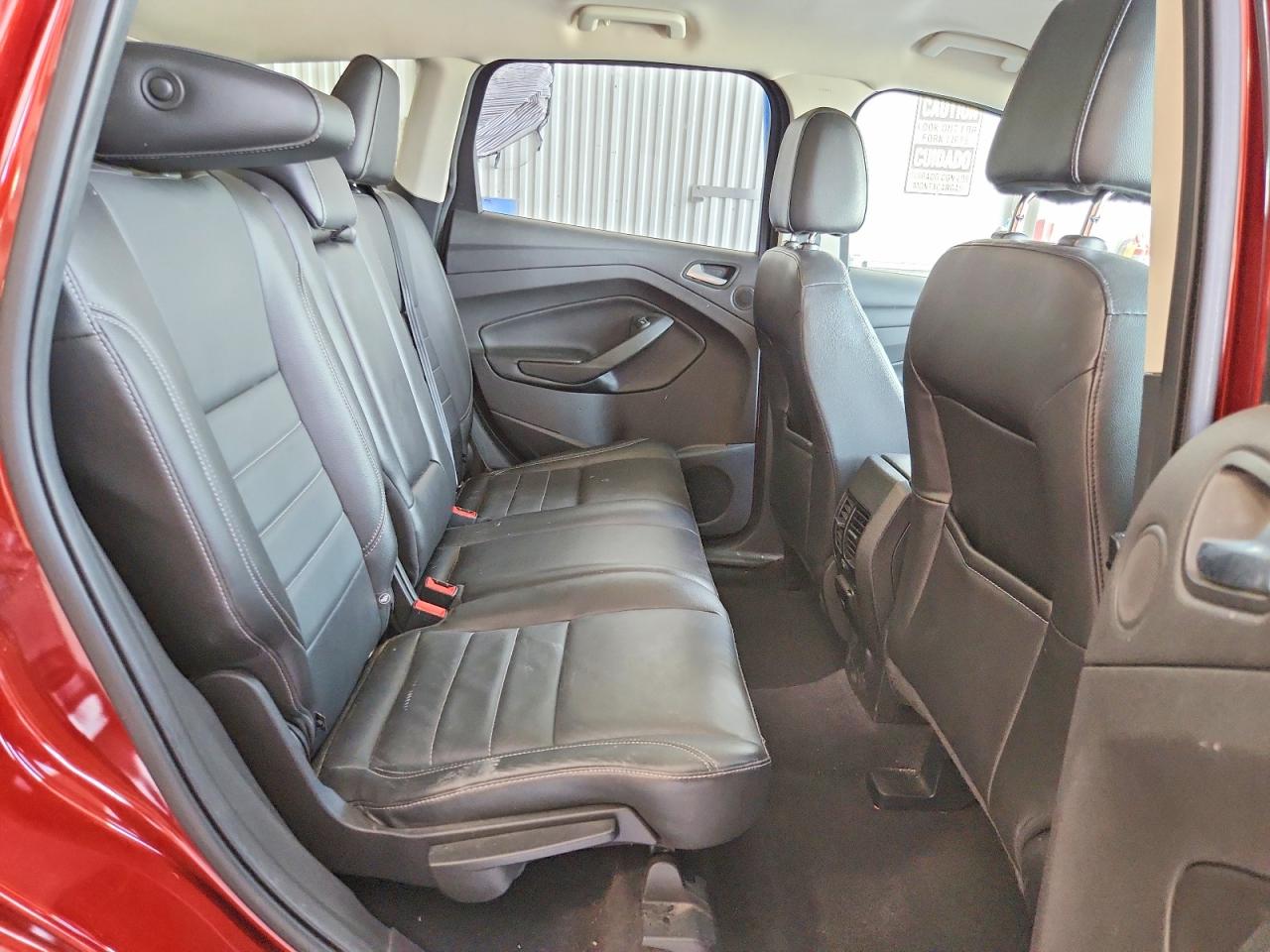 2015 Ford Escape Titanium Red vin: 1FMCU9J92FUB72255