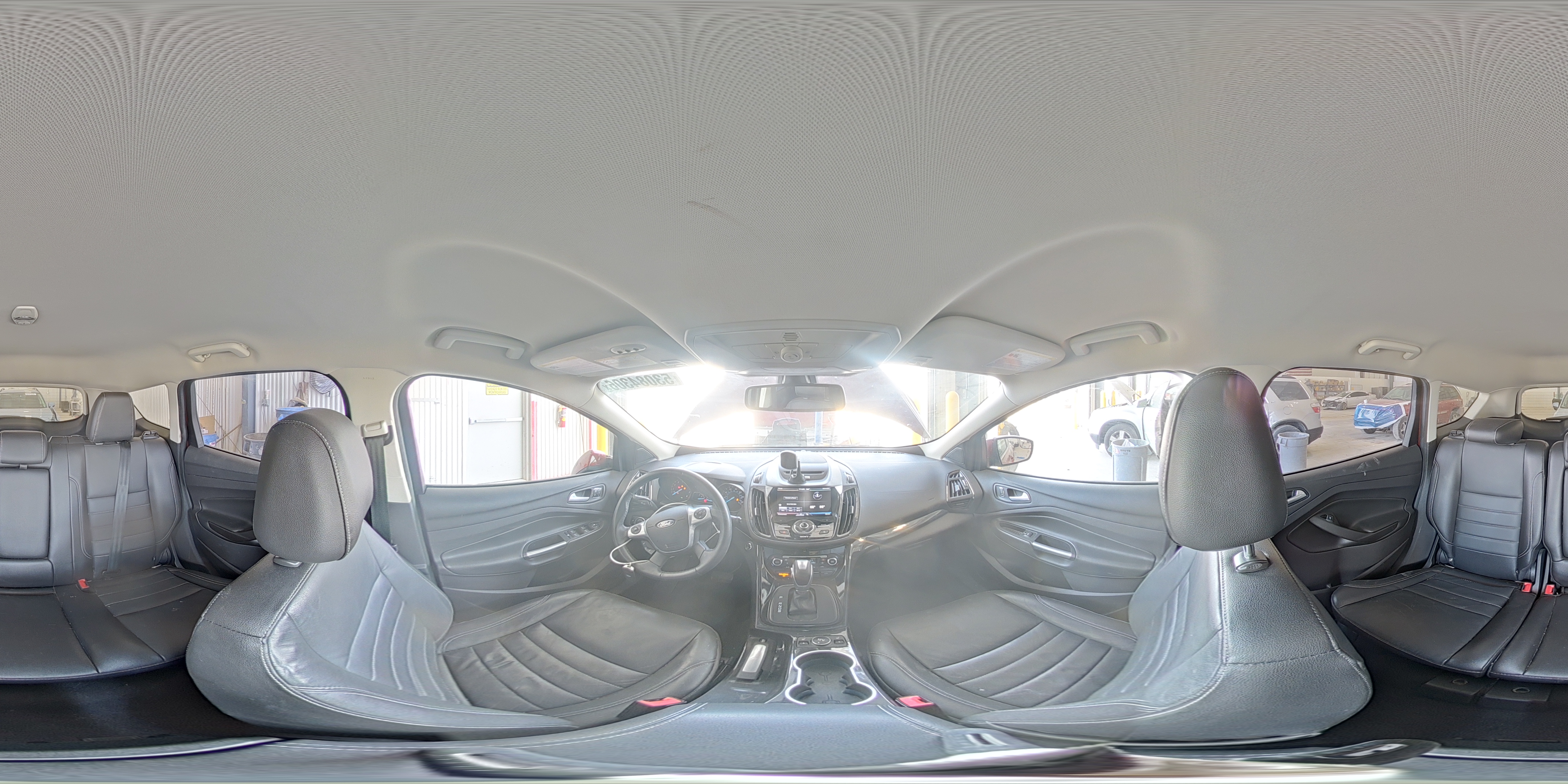 2015 Ford Escape Titanium Red vin: 1FMCU9J92FUB72255