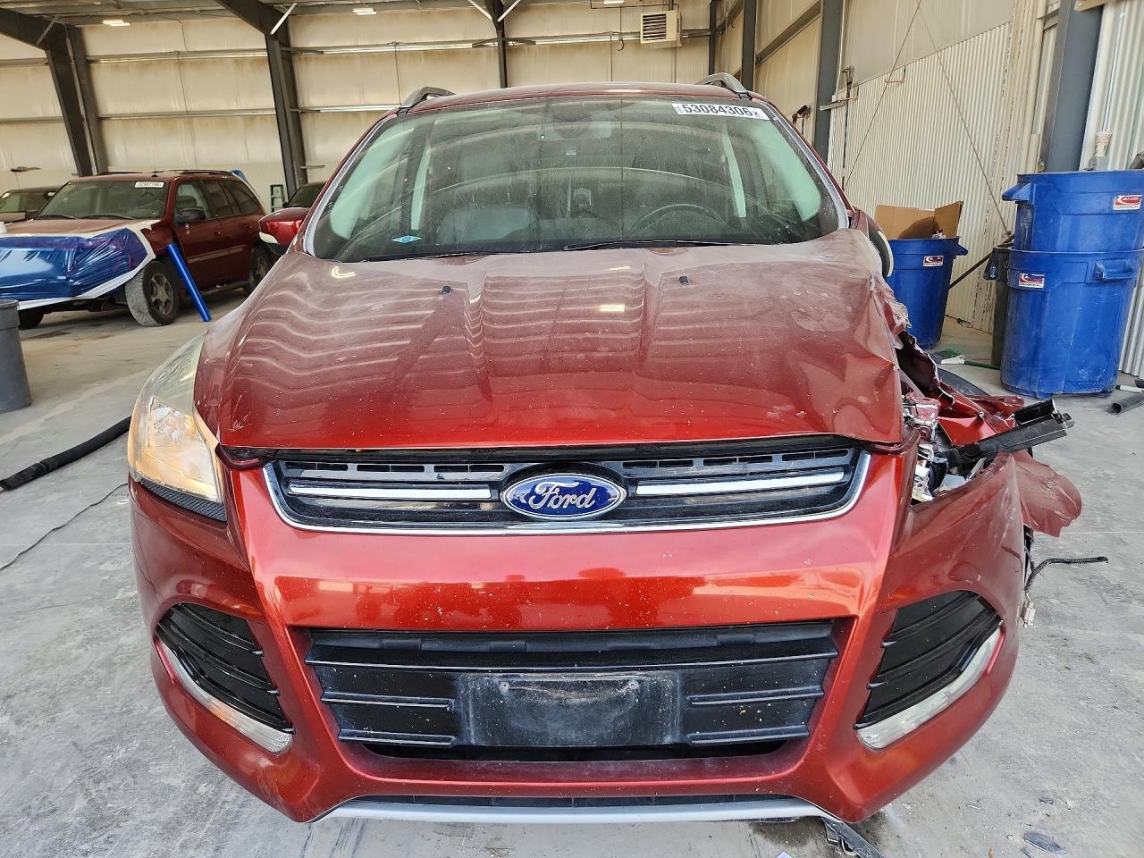 2015 Ford Escape Titanium Red vin: 1FMCU9J92FUB72255