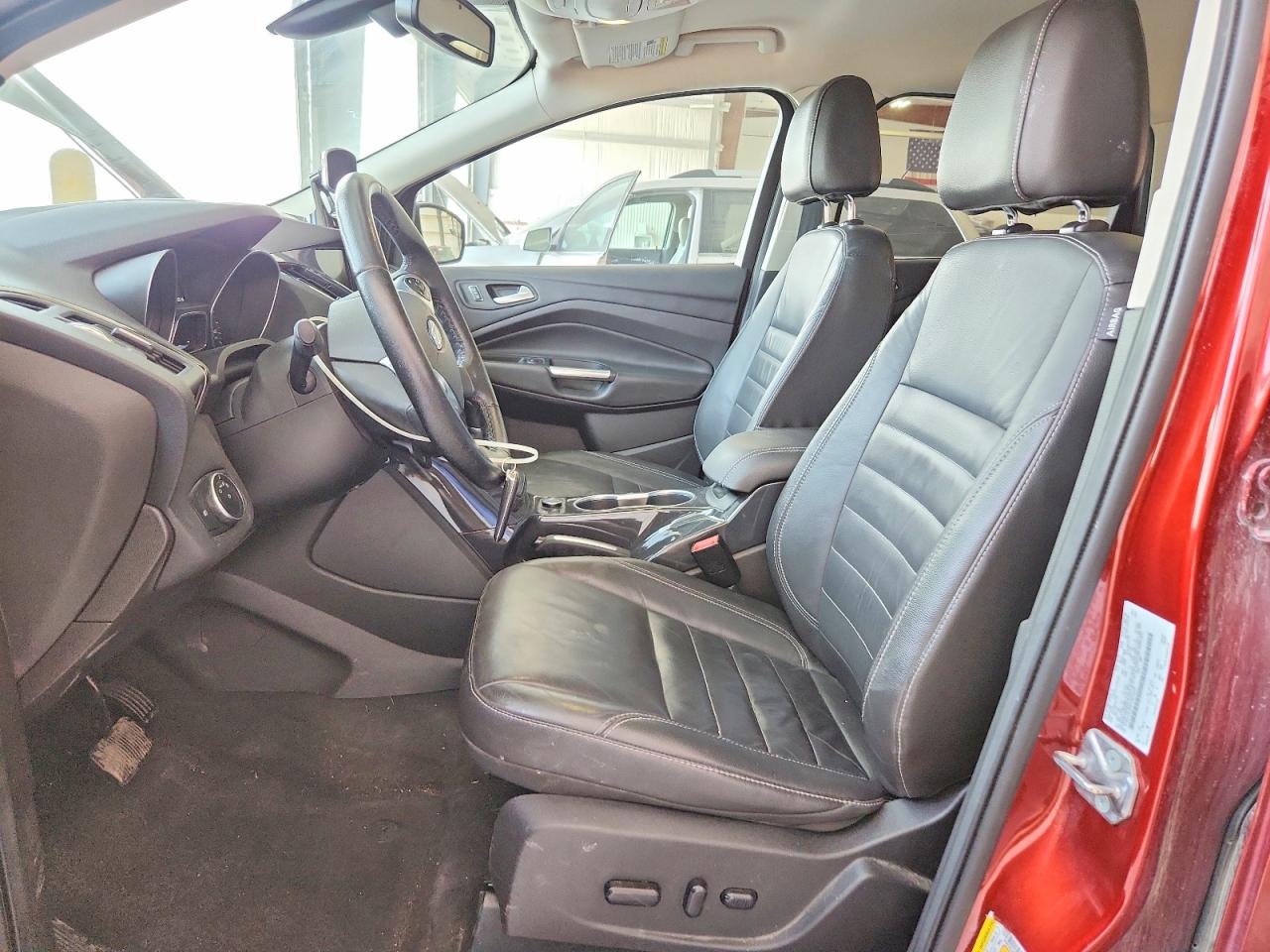 2015 Ford Escape Titanium Red vin: 1FMCU9J92FUB72255