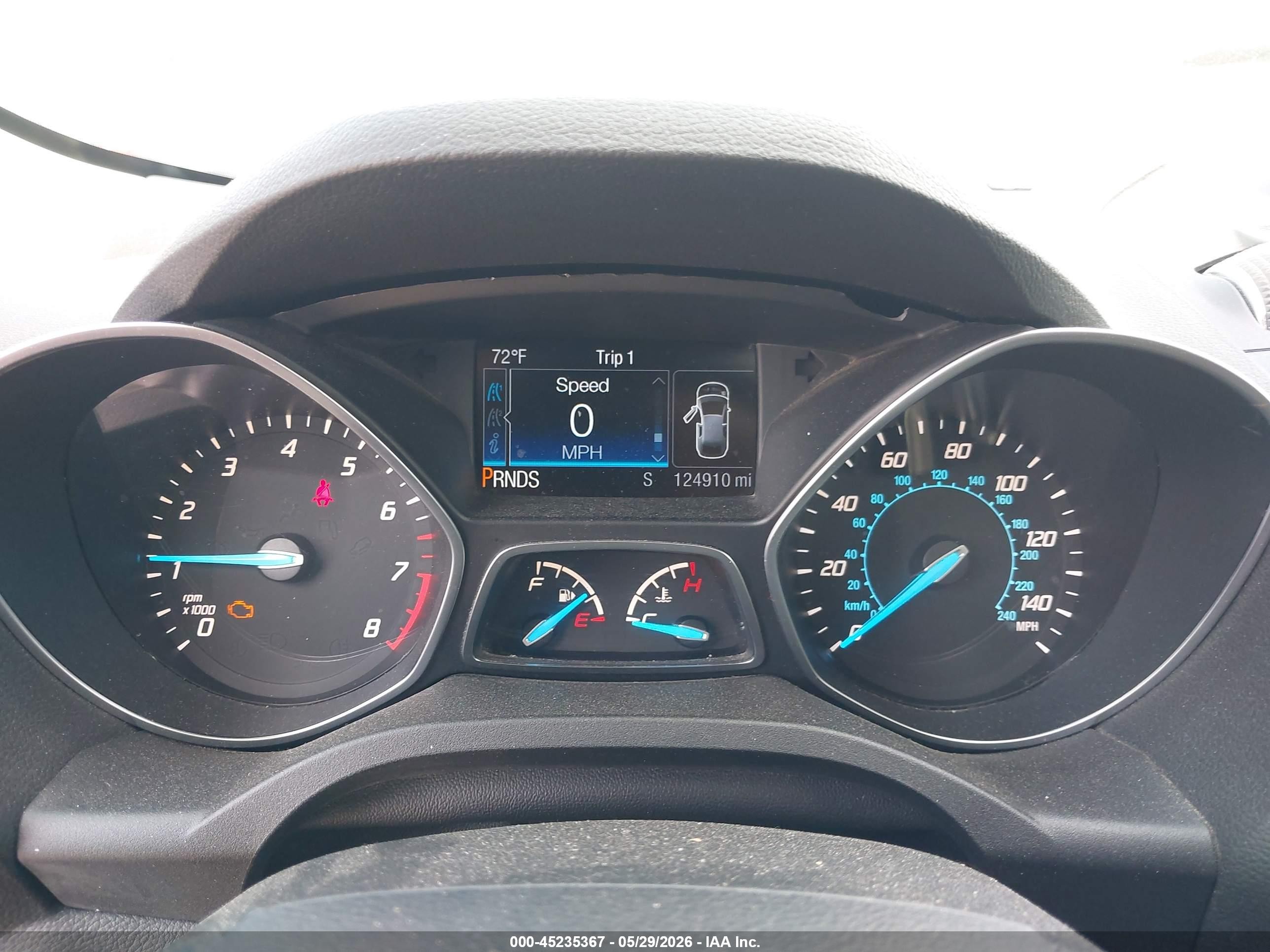 2015 Ford Escape Titanium Белый vin: 1FMCU9J92FUB90223