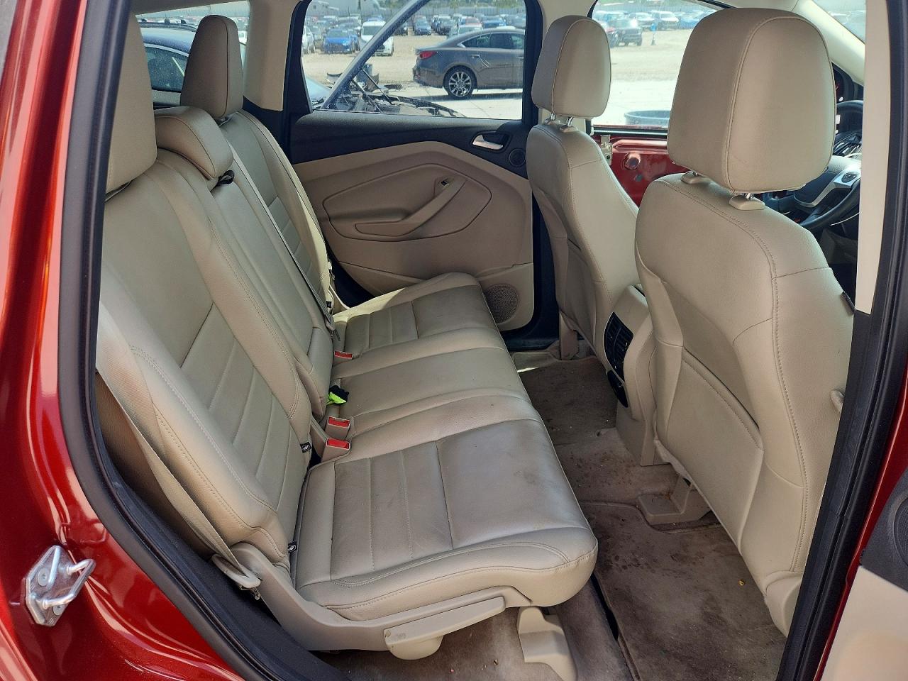 2015 Ford Escape Titanium Red vin: 1FMCU9J92FUC36035