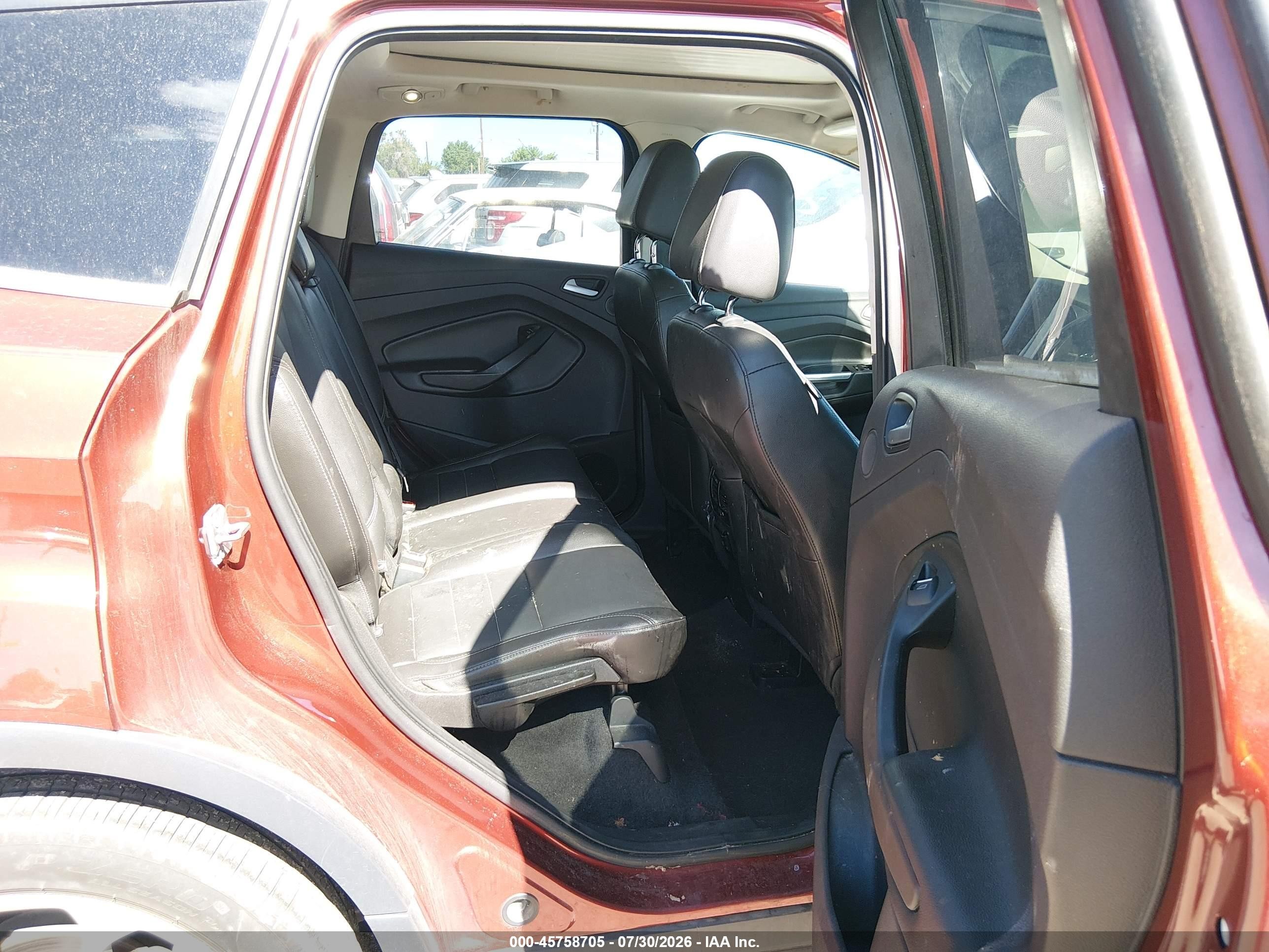 2015 Ford Escape Titanium Red vin: 1FMCU9J92FUC79256
