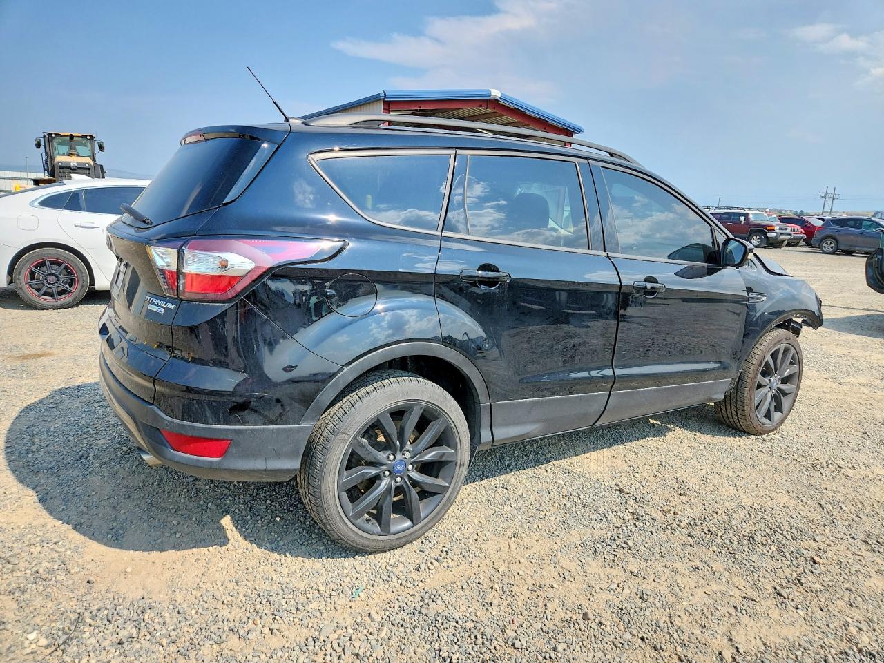 2017 Ford Escape Titanium Black vin: 1FMCU9J92HUD96970