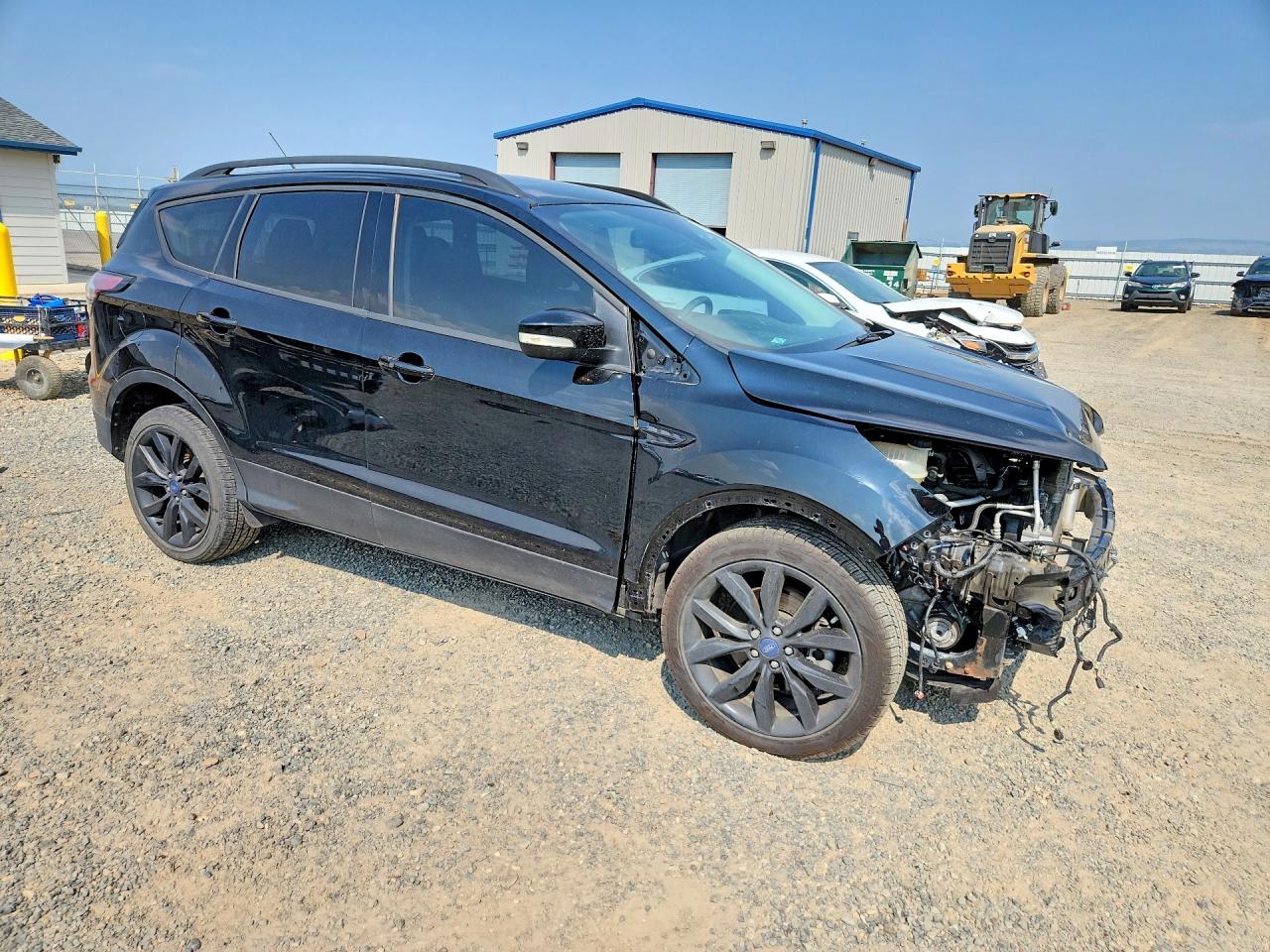 2017 Ford Escape Titanium Black vin: 1FMCU9J92HUD96970