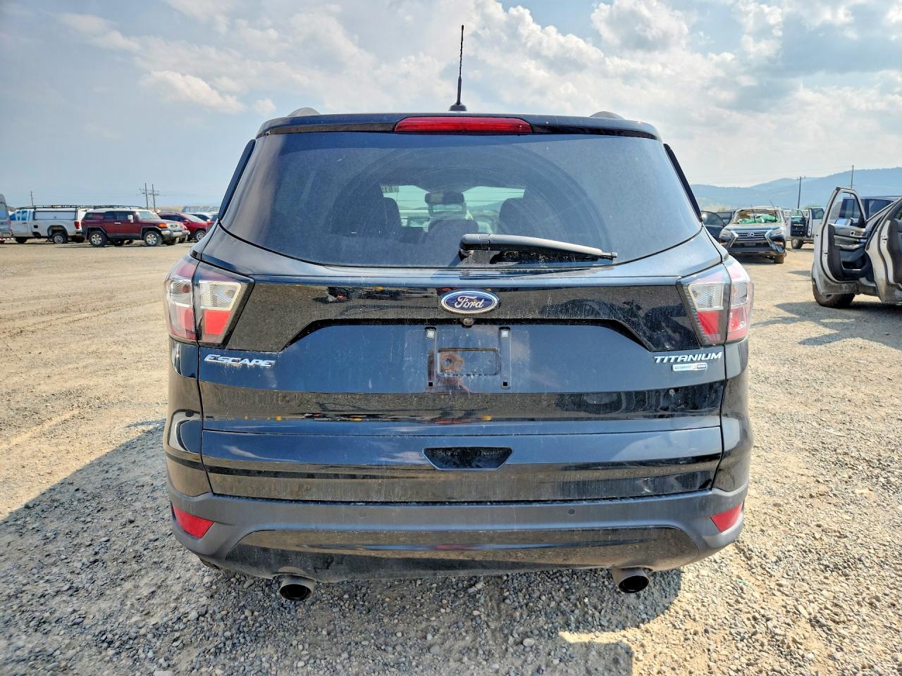 2017 Ford Escape Titanium Black vin: 1FMCU9J92HUD96970