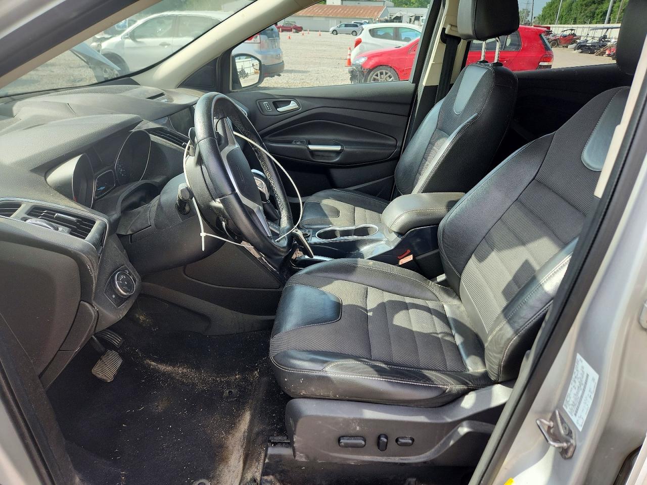 2013 Ford Escape Titanium Silver vin: 1FMCU9J93DUA57984