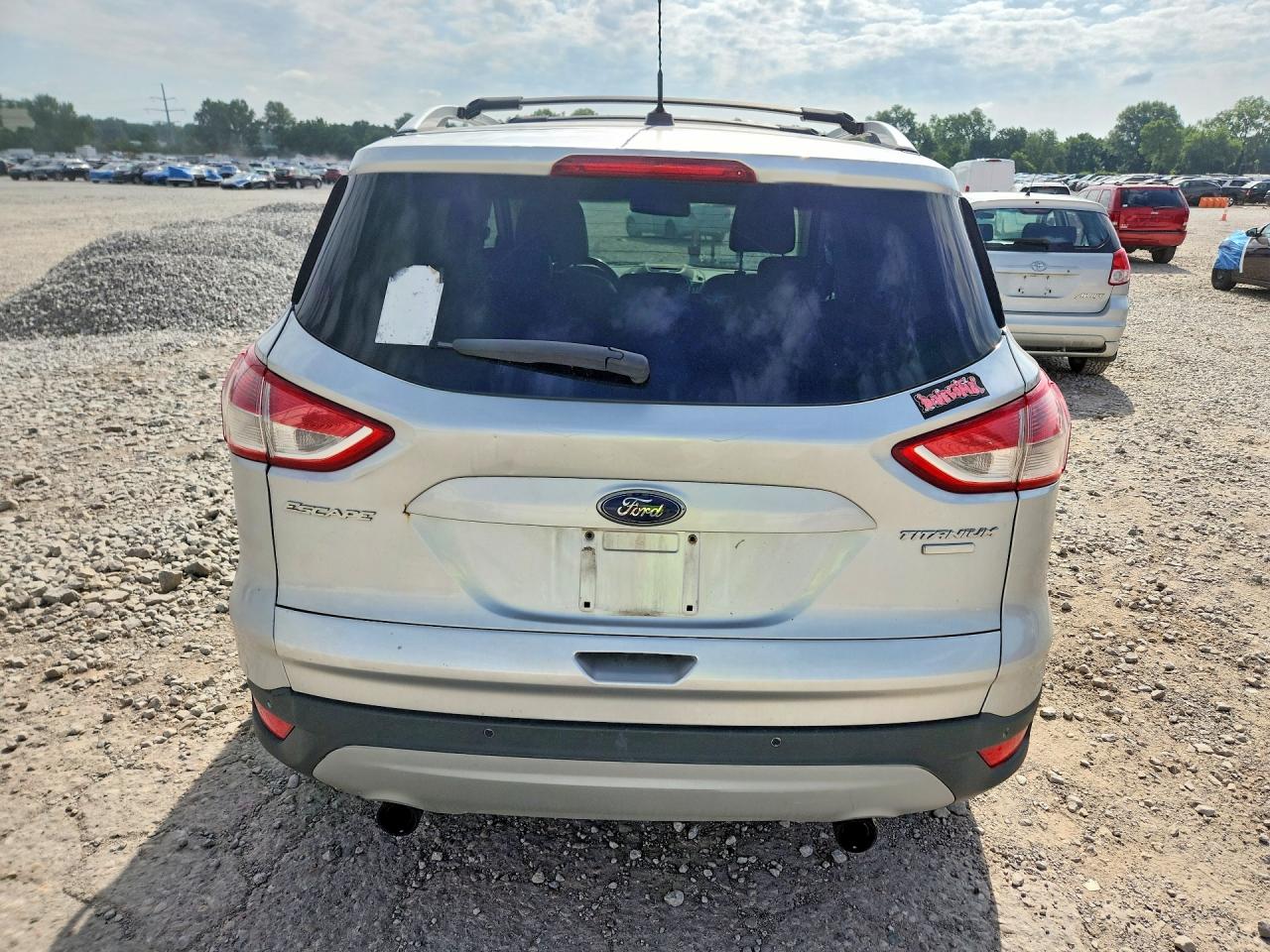 2013 Ford Escape Titanium Silver vin: 1FMCU9J93DUA57984