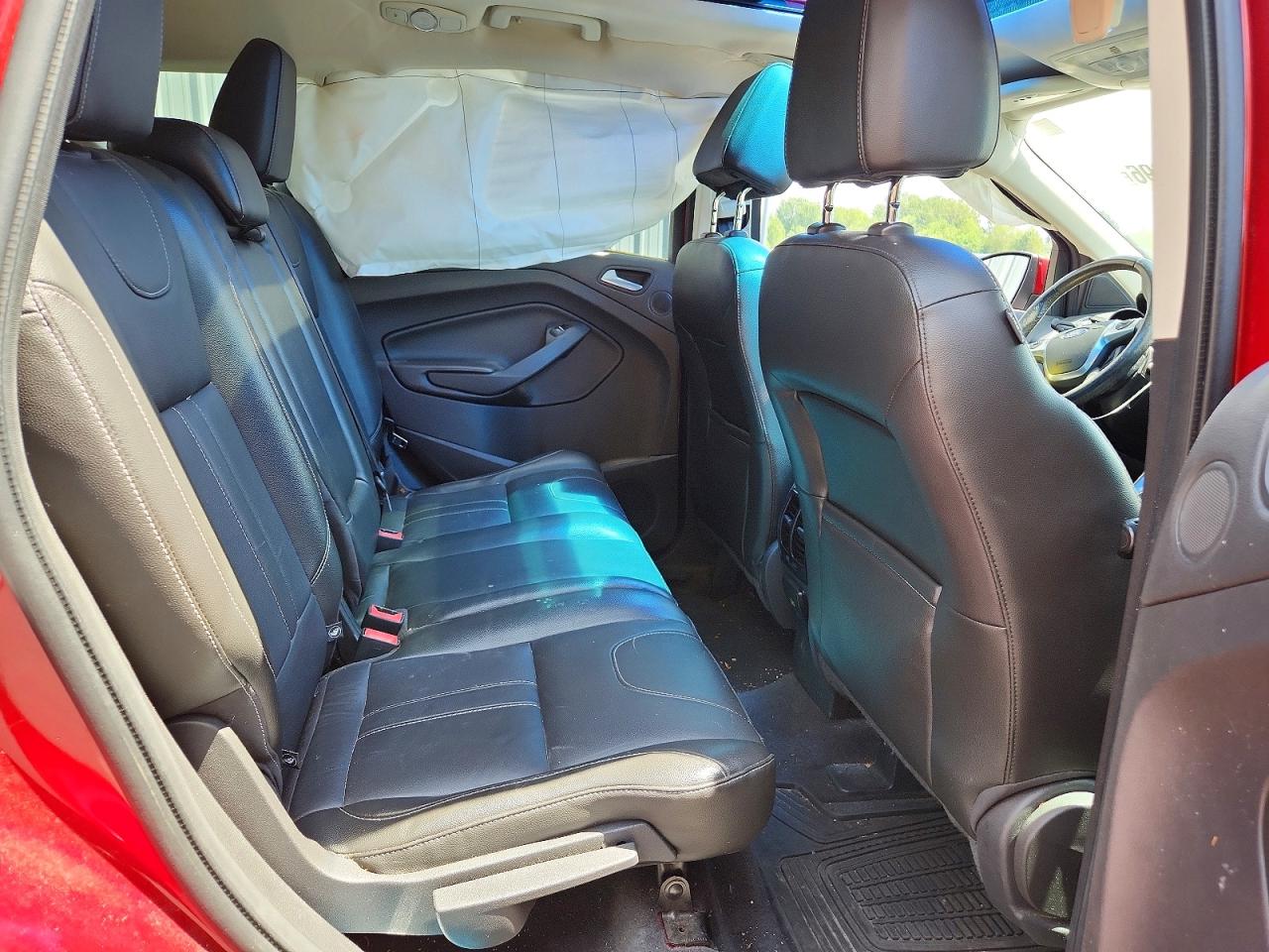 2013 Ford Escape Titanium Red vin: 1FMCU9J93DUB23997