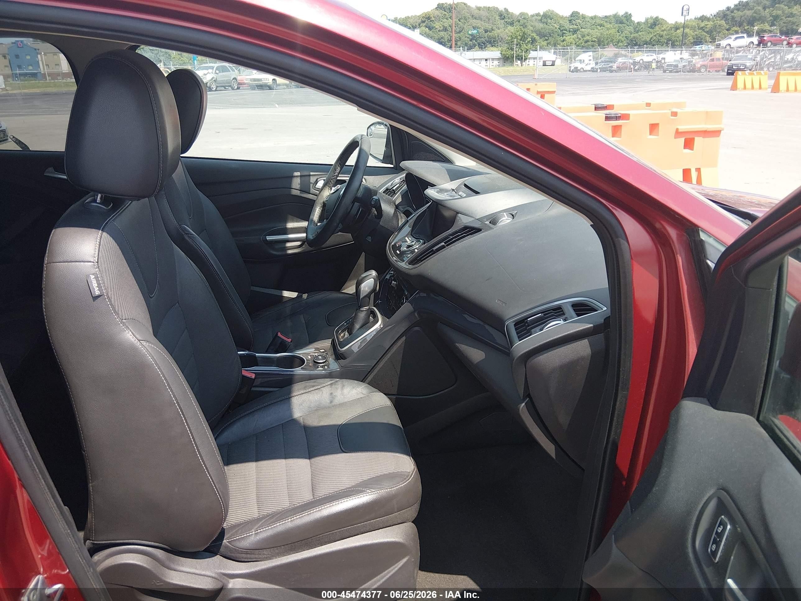 2013 Ford Escape Titanium Red vin: 1FMCU9J93DUB63898