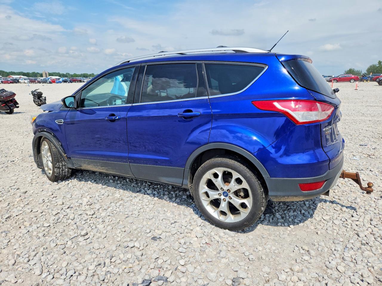 2013 Ford Escape Titanium Blue vin: 1FMCU9J93DUB78773